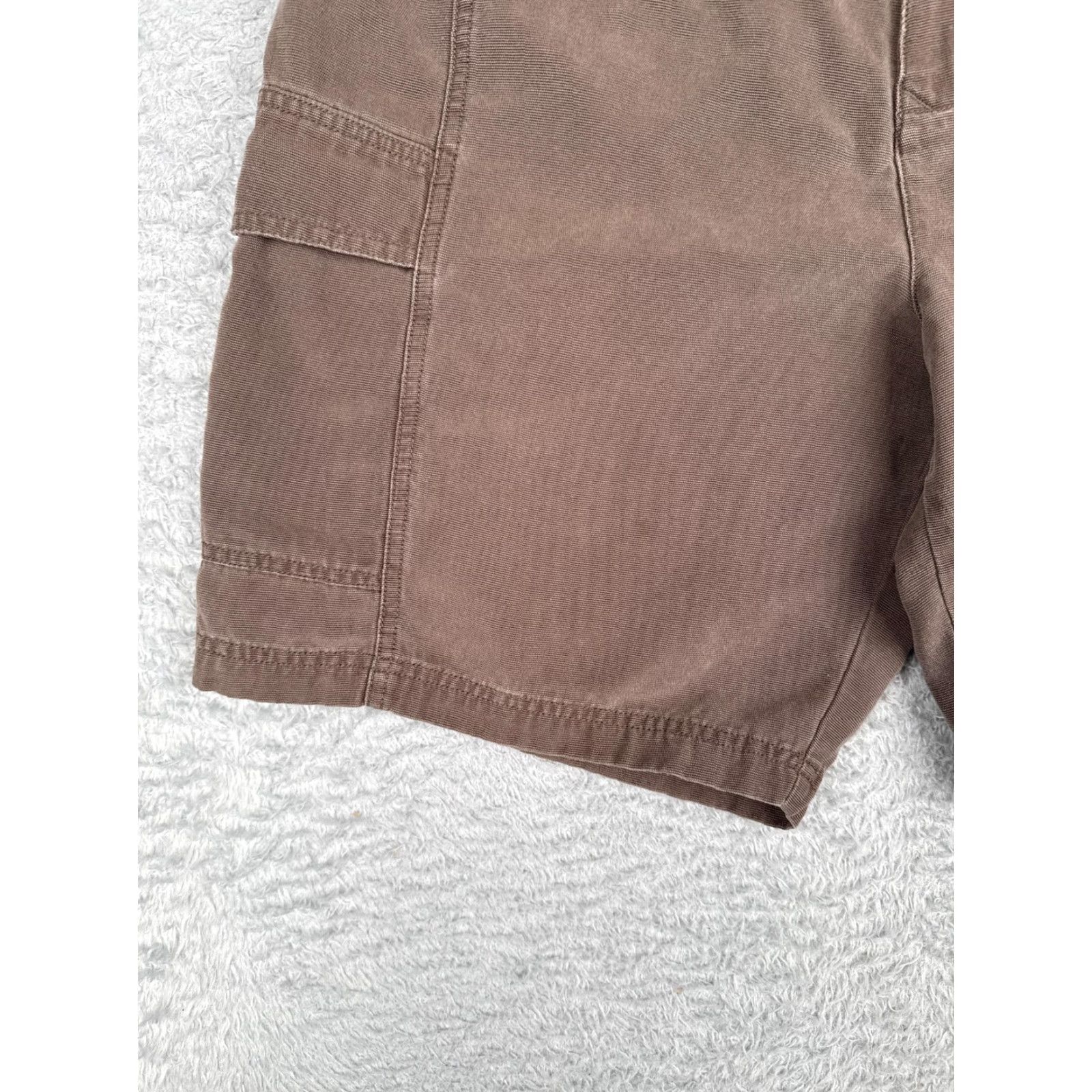 Tommy Bahama Tommy Bahama Shorts Mens 36 Brown Cargo Pockets Chino Tencel Cotton Casual Soft Size US 36 / EU 52 - 3 Thumbnail