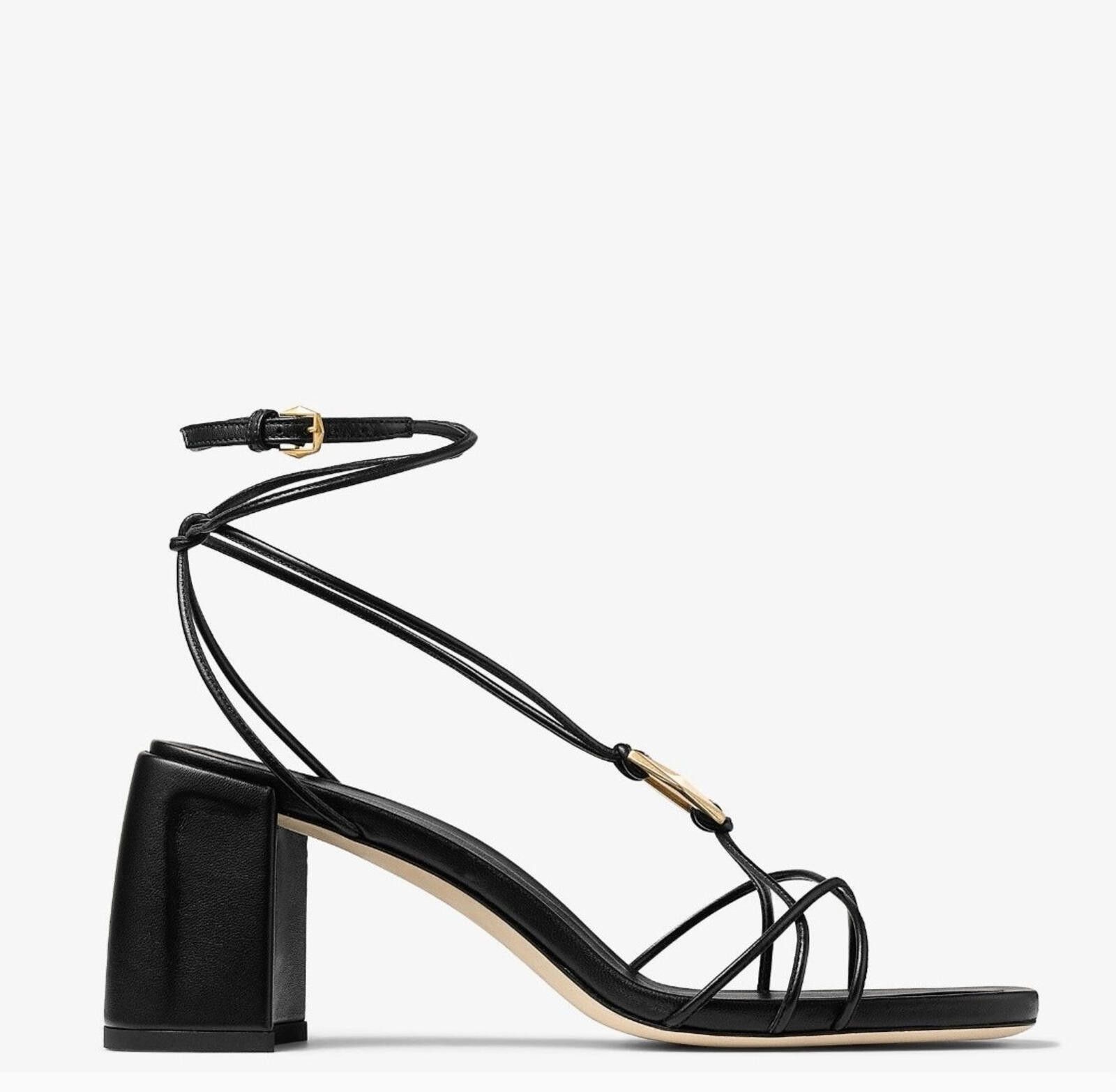 Jimmy Choo Jimmy Choo Onyxia 70 Sandals Size US 7.5 / IT 37.5 - 1 Thumbnail