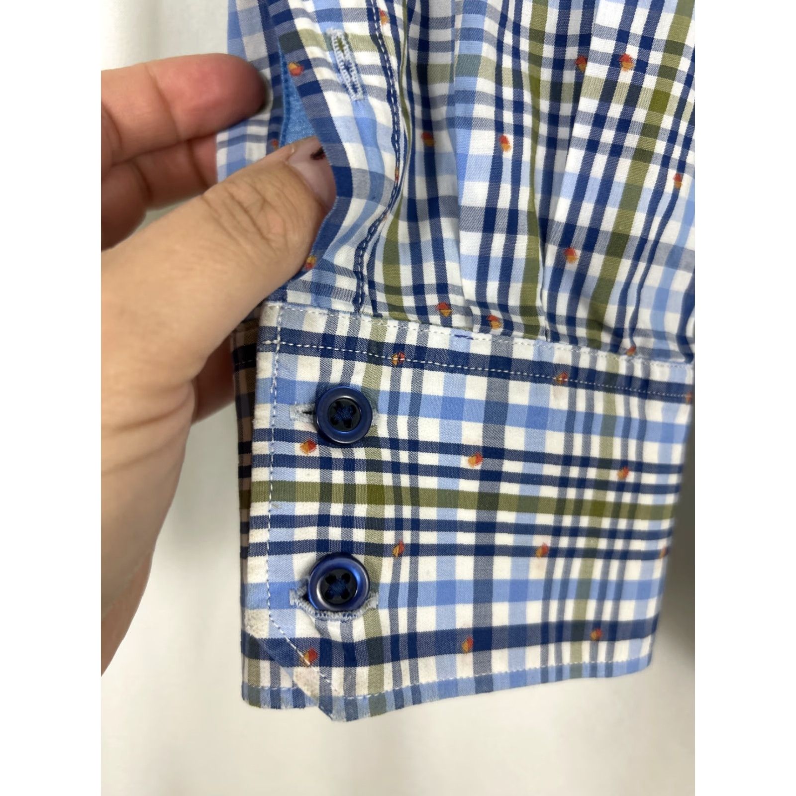 Robert Graham Robert Graham Button-Up Mens XL Blue Striped Paisley Classic Fit Long Sleeve Shirt Size US XL / EU 56 / 4 - 5 Thumbnail