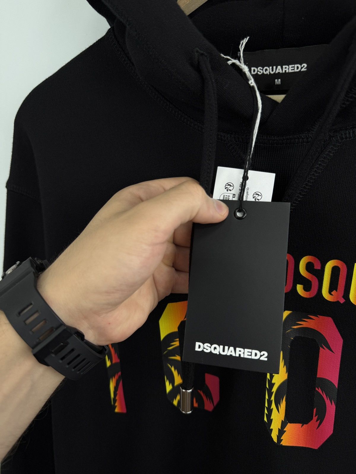 Dsquared2 🇮🇹❗️NEW Dsquared2 ICON Hawaiian Logo Hoodie Y2K Size US M / EU 48-50 / 2 - 10 Thumbnail