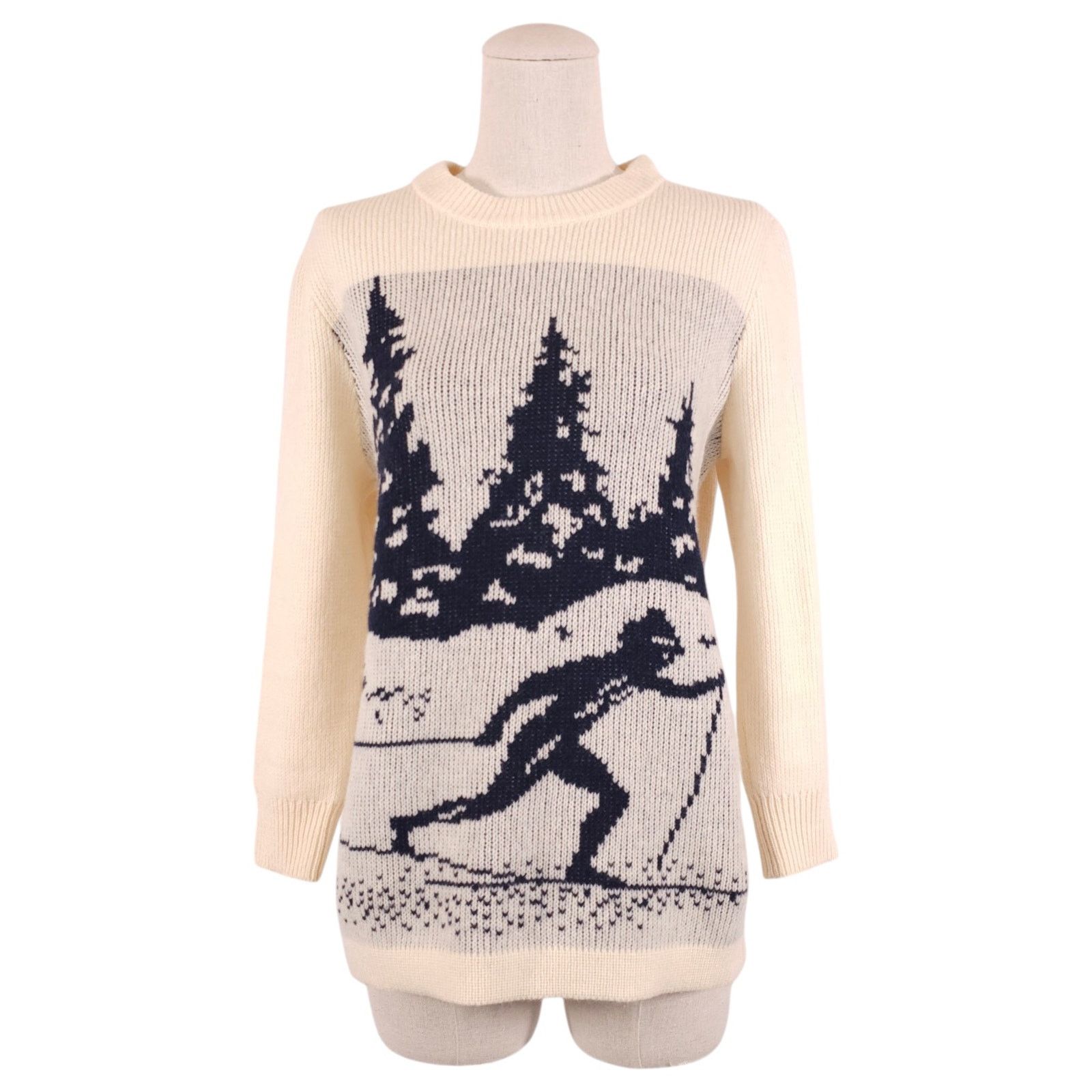 J.Crew J. Crew Ski Motif Wool Sweater Sz Medium Size M / US 6-8 / IT 42-44 - 1 Thumbnail