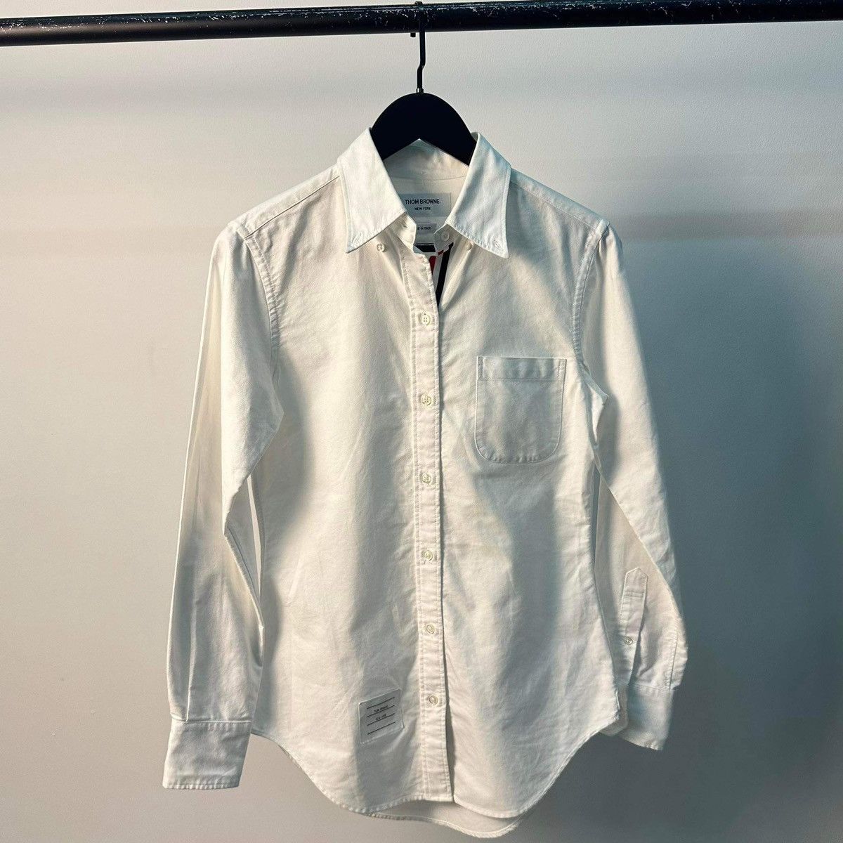 Thom Browne THOM BROWNE STRIPED OXFORD SHIRT Size XS / US 0-2 / IT 36-38 - 1 Thumbnail