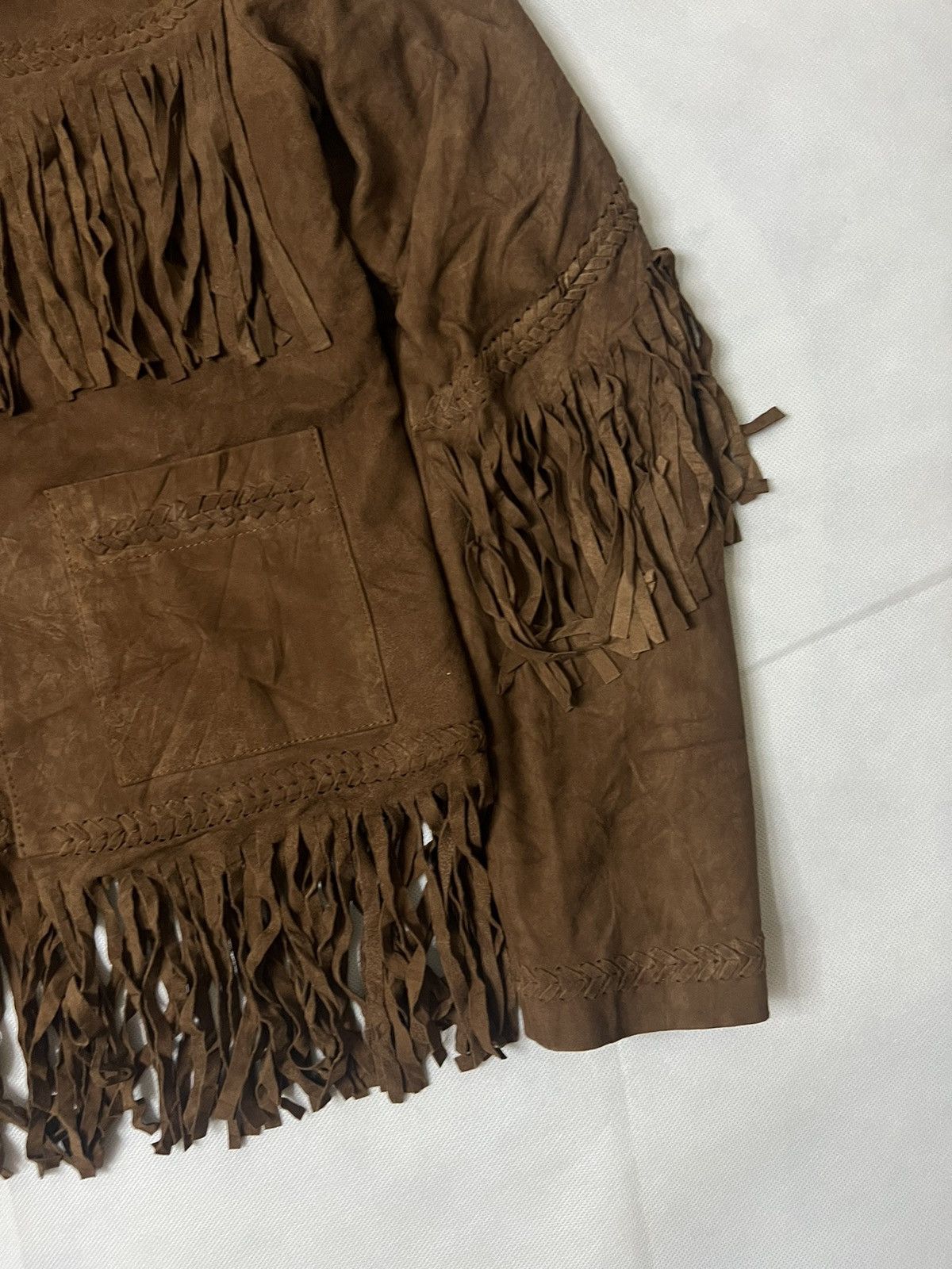 GOOSECRAFT Vtg Goosecraft Suede Leather Jacket Western Motorcycle Size S / US 4 / IT 40 - 5 Thumbnail