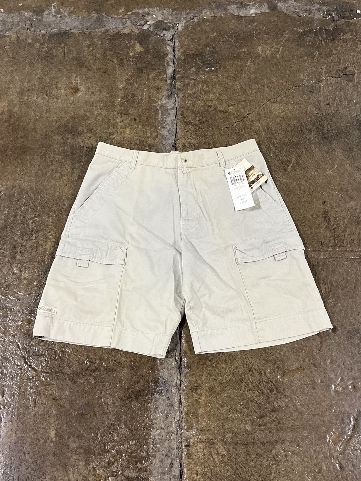Columbia × Vintage Crazy Vintage Columbia Cargo Shorts Baggy Utility Gorp NWT Size US 36 / EU 52 - 1 Thumbnail