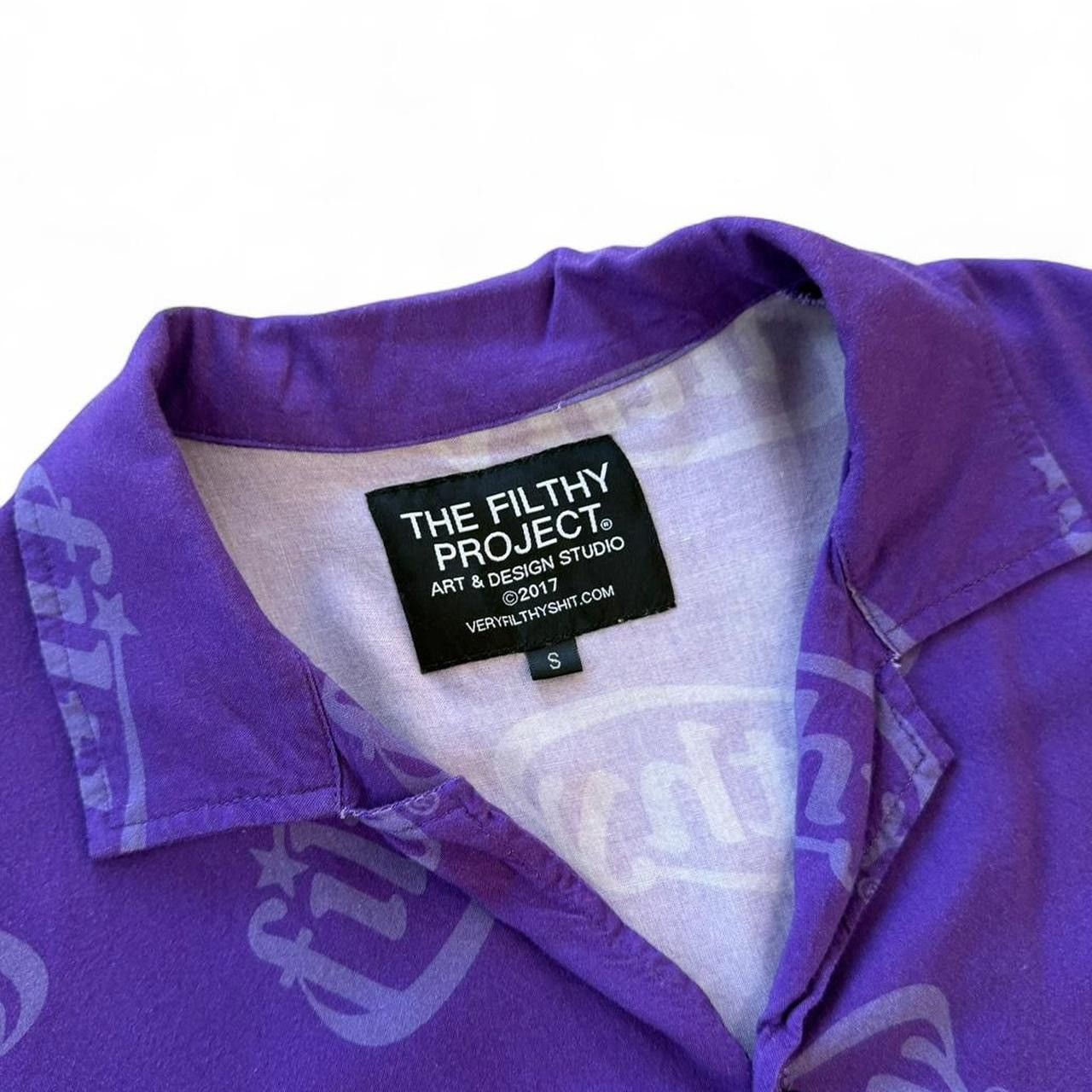 Other The Filthy Project Purple Button Up Shirt Small Size US S / EU 44-46 / 1 - 6 Thumbnail