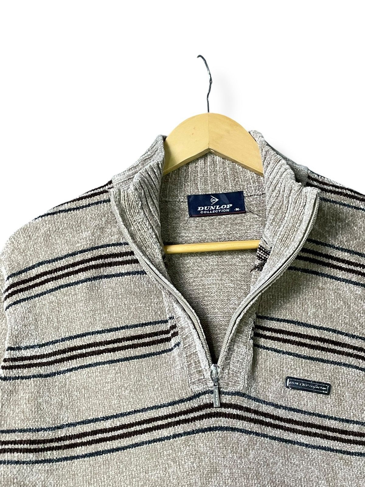 Designer × Dunlop × Vintage Dunlop x Vintage Men’s Stripe Pullover Sweater (35) Size US M / EU 48-50 / 2 - 3 Thumbnail