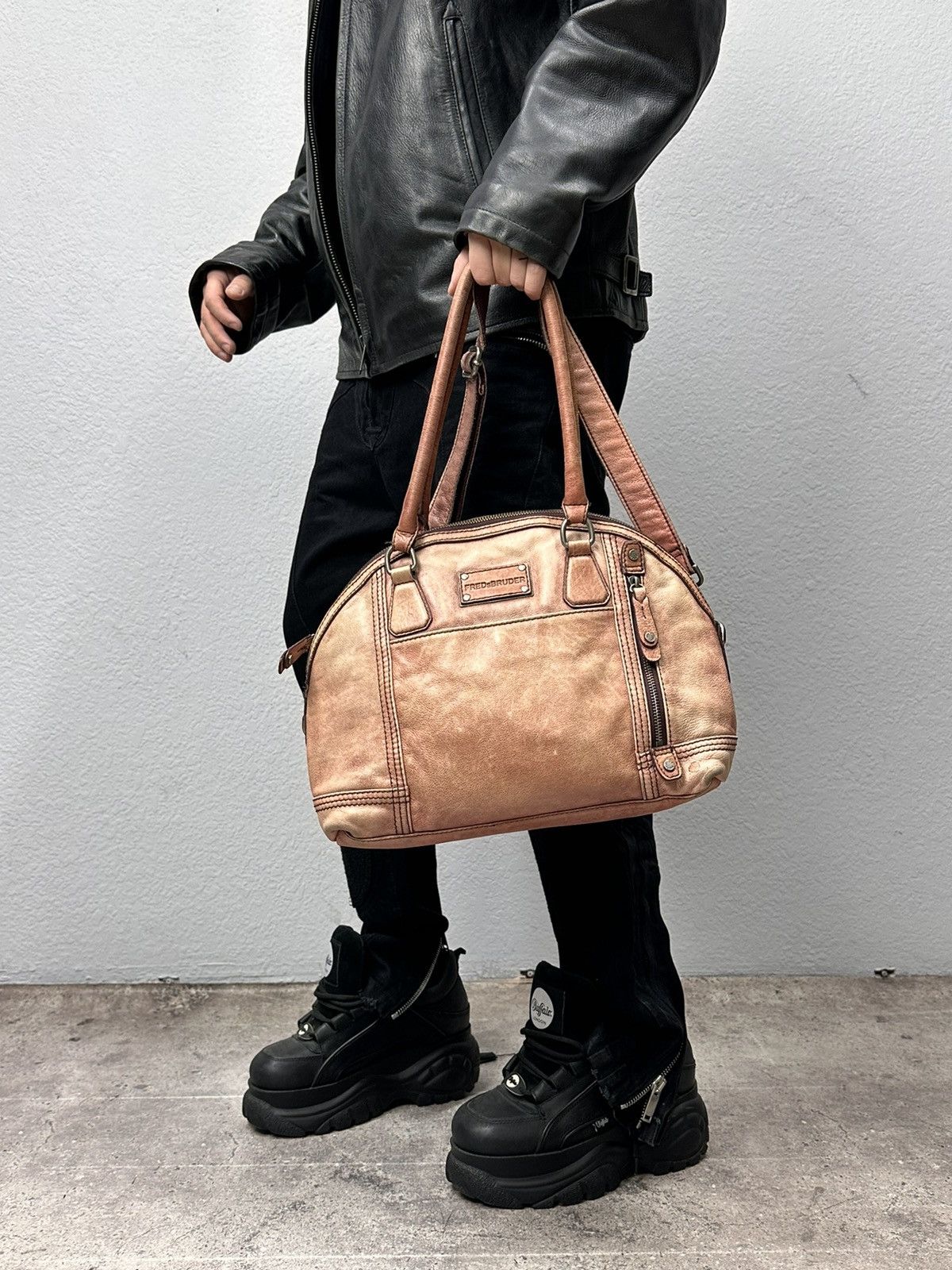 A.S.98 Vintage Japan Leather Bag Kapital Messenger Y2K Rare GOA Size ONE SIZE - 1 Thumbnail