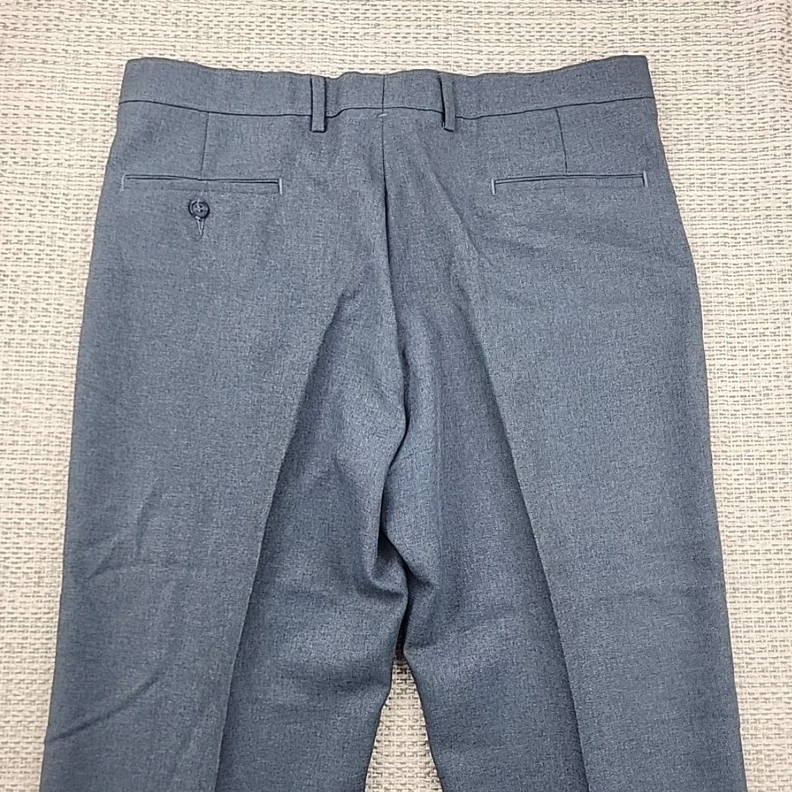 Levi's VINTAGE Levi Strauss Action Slacks Men 36x29 Blue Dress Pants Western Size US 36 / EU 52 - 4 Thumbnail
