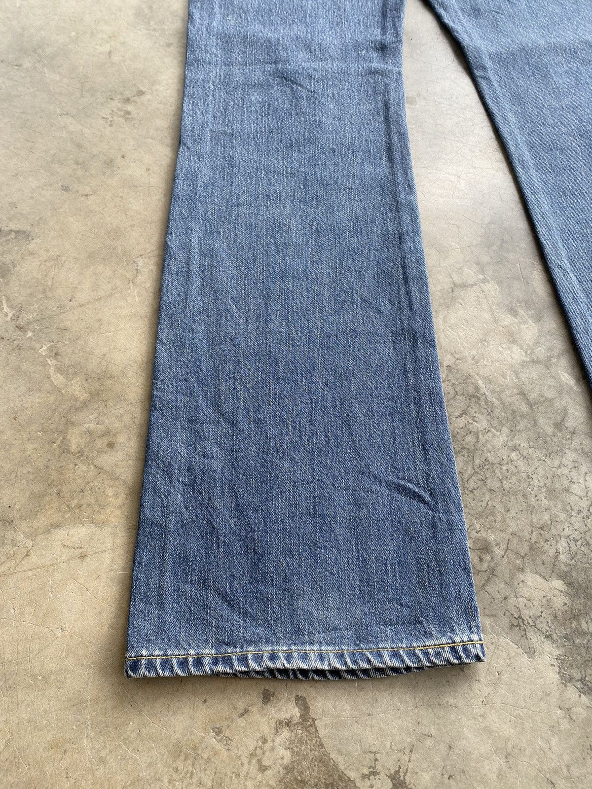 Lee Flare Jeans Japanese Lee Rider Distressed Blue 231 Size US 32 / EU 48 - 12 Thumbnail