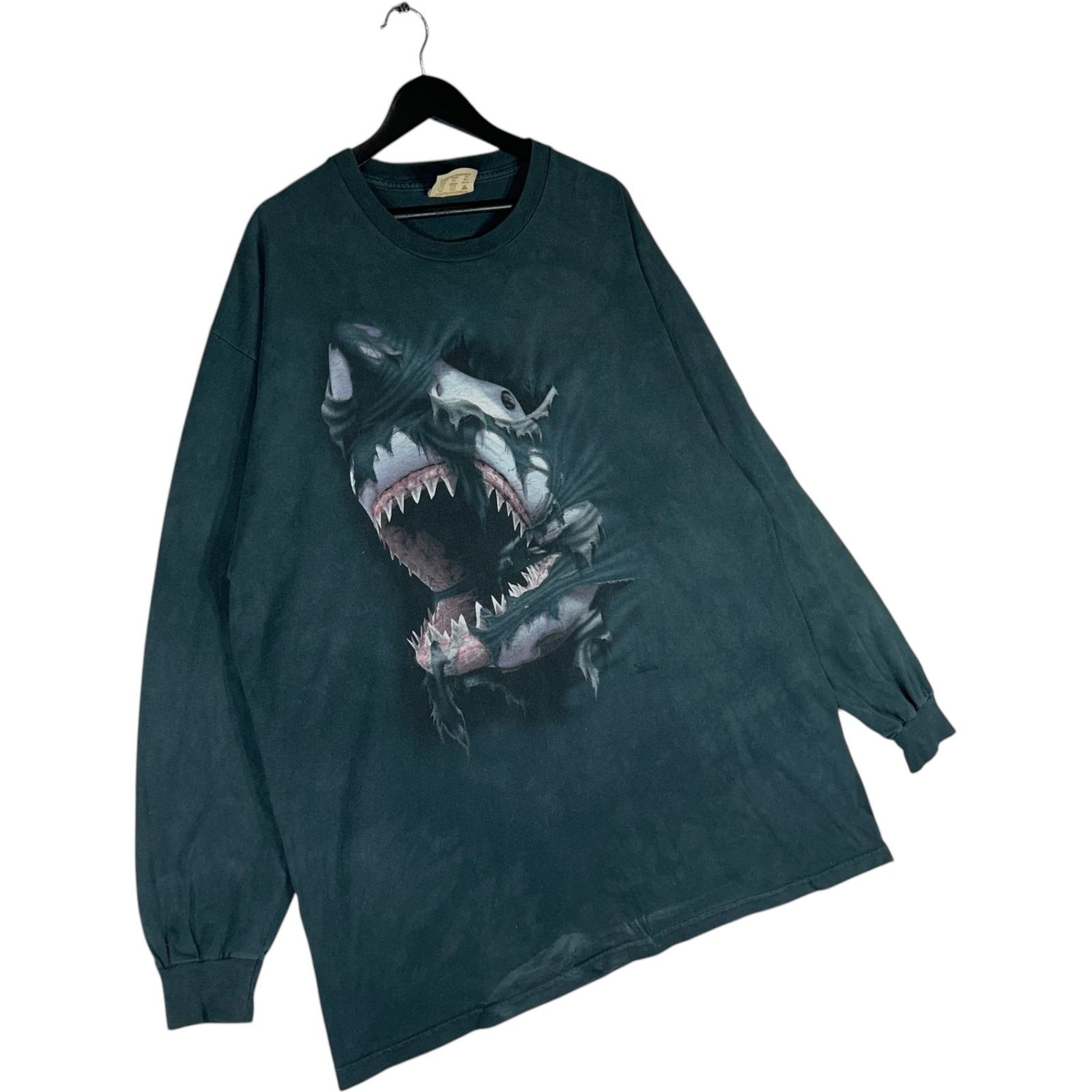The Mountain Vintage Breakthrough Shark Nature Art Long Sleeve Size US XXL / EU 58 / 5 - 4 Thumbnail
