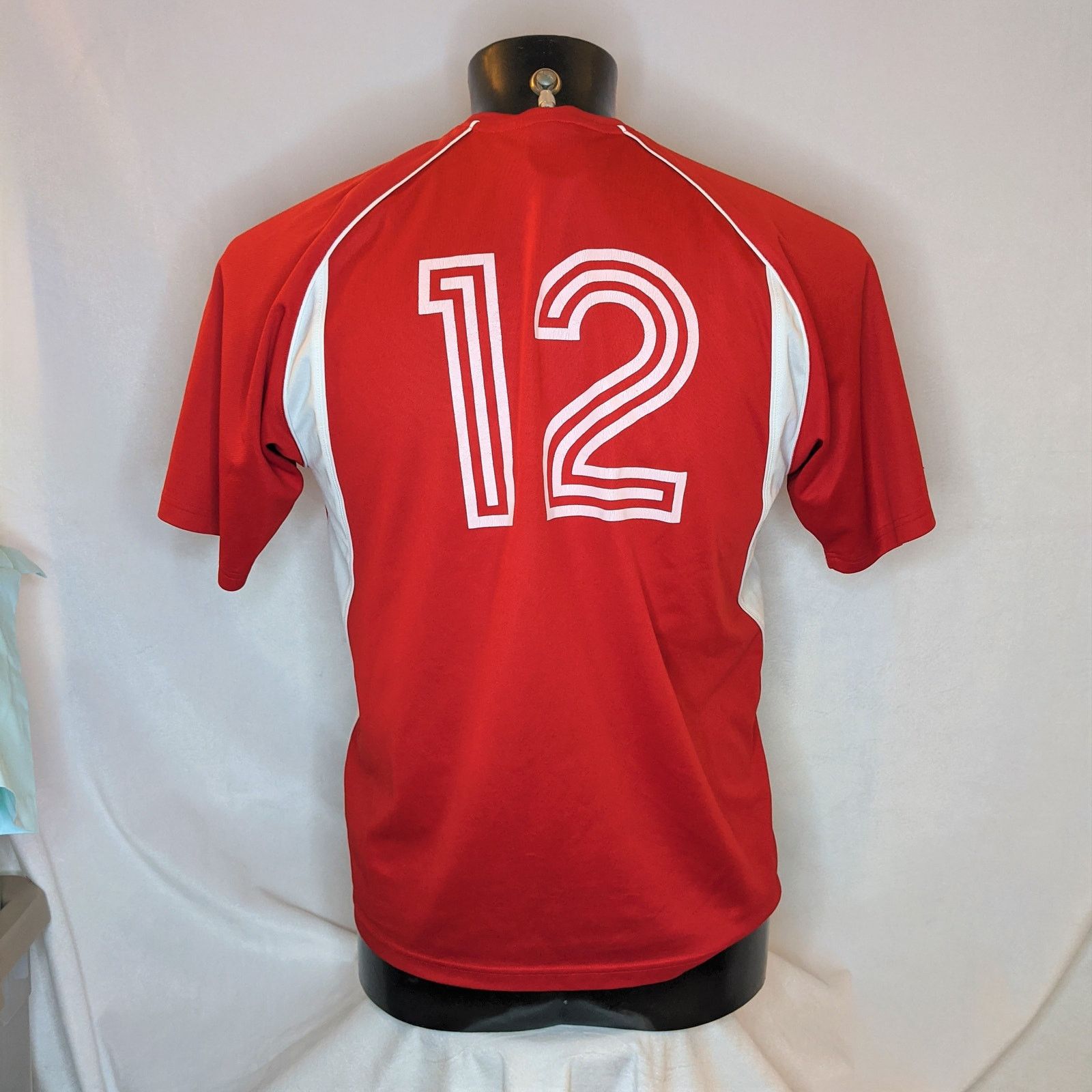 Adidas Adidas Men's Soccer Jersey Athletic Shirt Red Medium Size US M / EU 48-50 / 2 - 3 Thumbnail