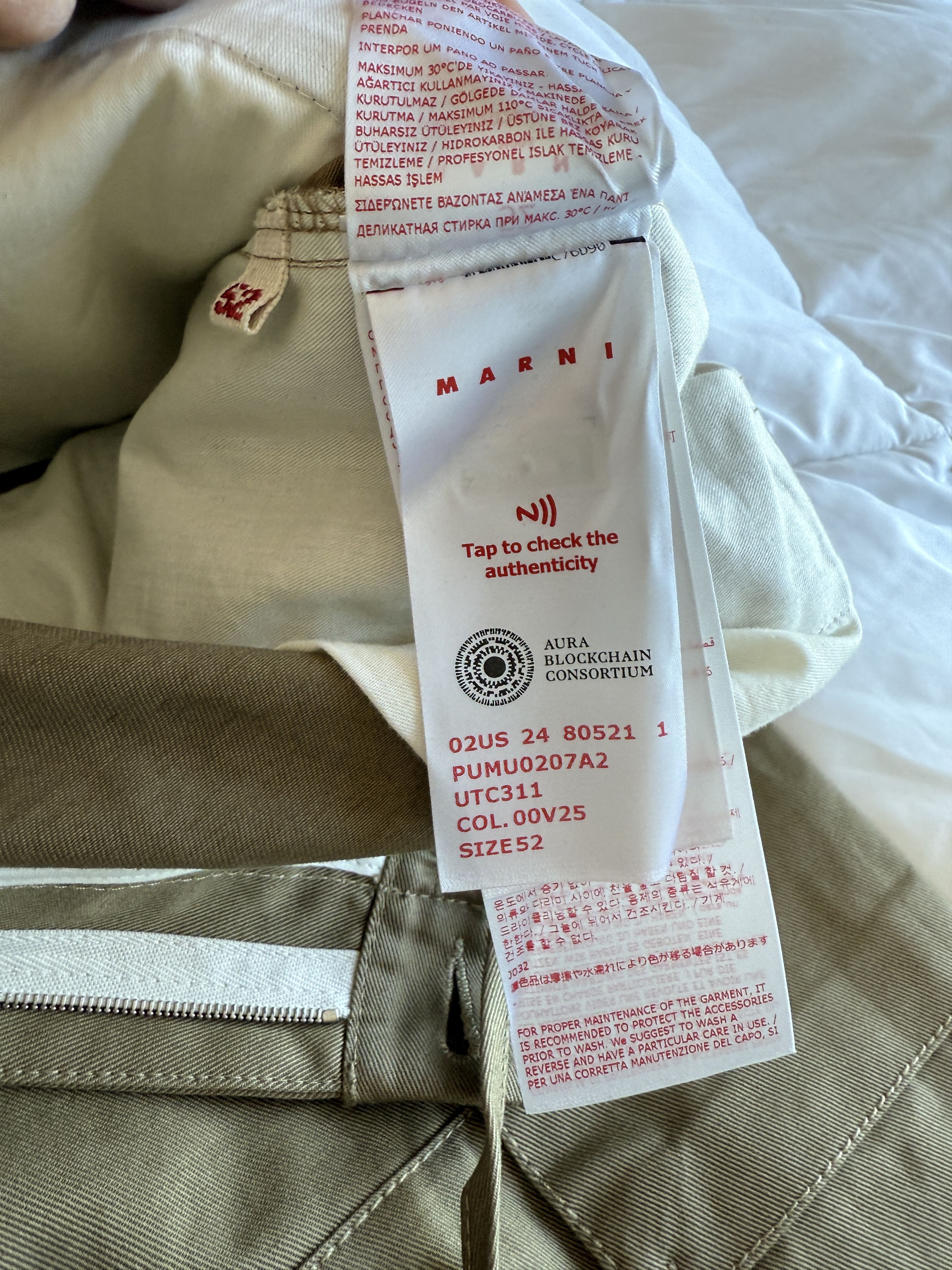 Marni Marni Gabardine Cargo Pants Size US 36 / EU 52 - 8 Thumbnail