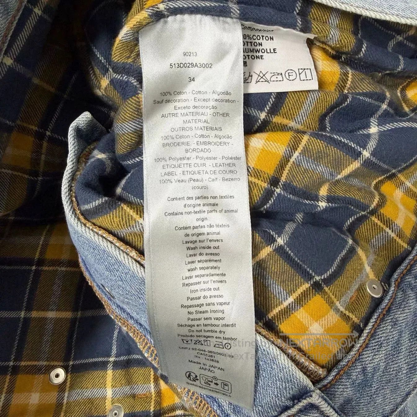 Dior Dior 2024 Slogan Embroidered Straight Jeans. Size US 34 / EU 50 - 6 Thumbnail