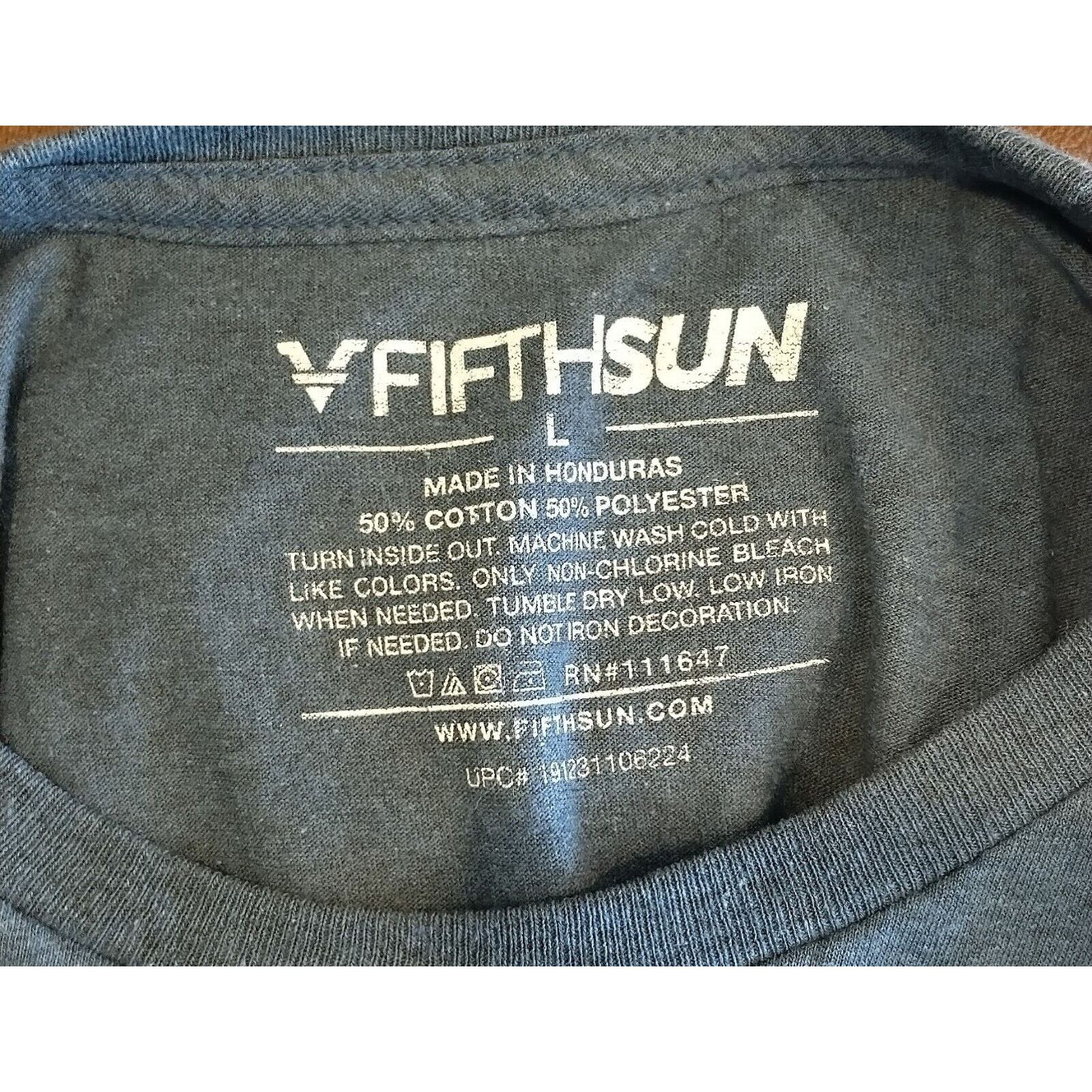 Other "NASA Iconic logo" Fifth Sun Gray T-shirt Pre-owned Men's L Size US L / EU 52-54 / 3 - 3 Thumbnail
