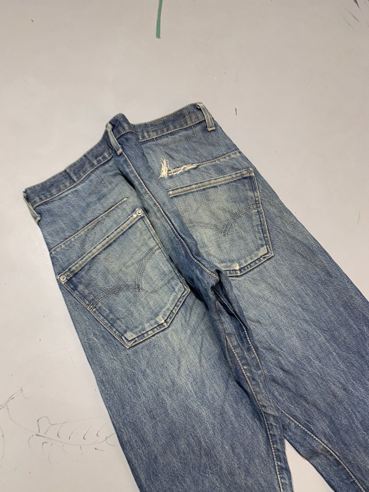Levi's Vintage Levi’s engineer jeans denim Size US 32 / EU 48 - 3 Thumbnail