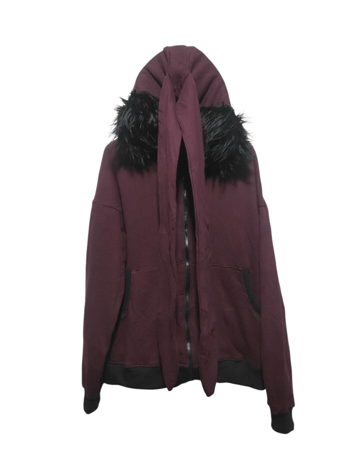 Japanese Brand Unbrand Long Ear zip fur hoodie ifsix LGB style Size US XL / EU 56 / 4 - 1 Thumbnail
