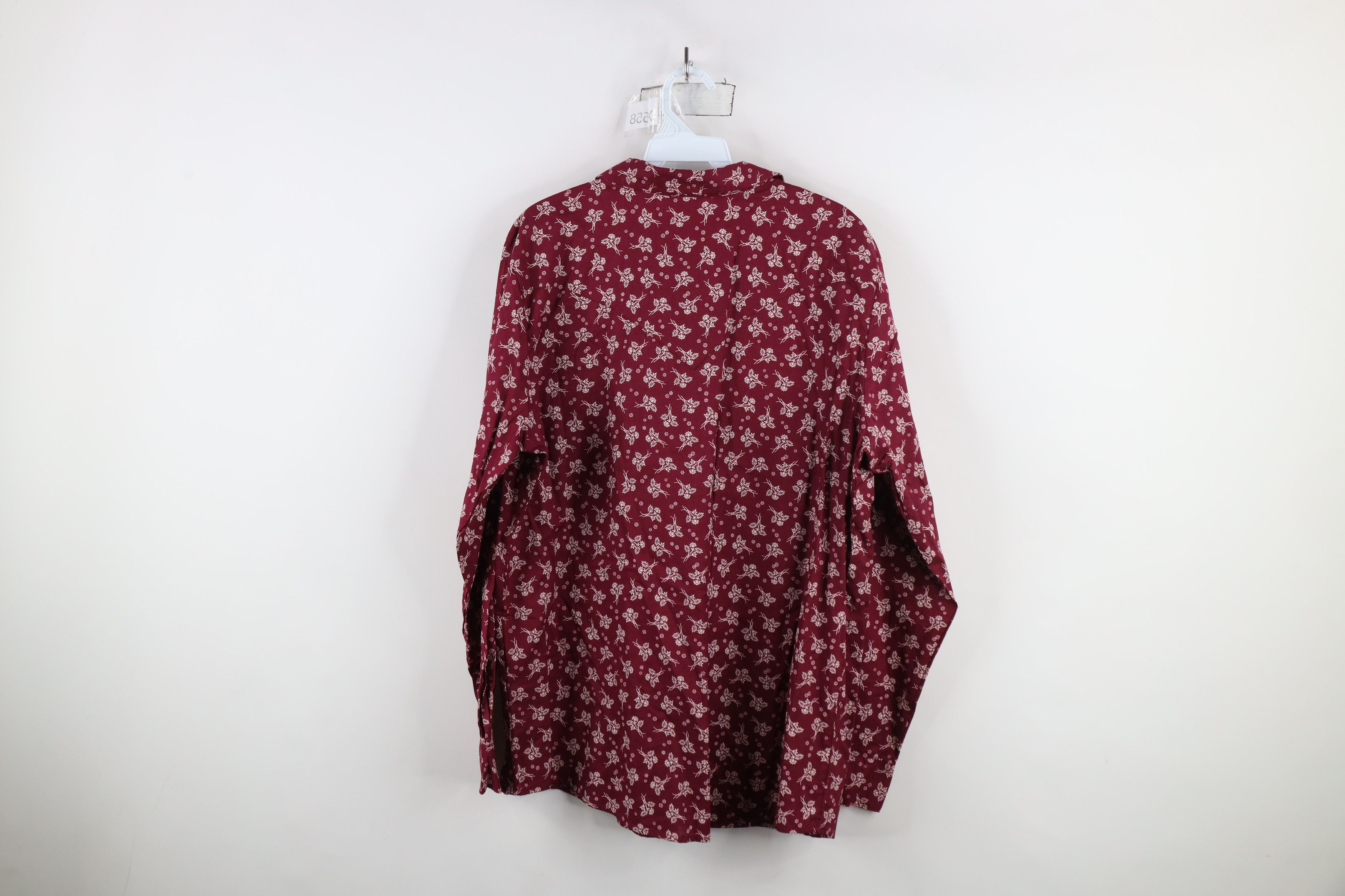 Vintage × Wrangler Deadstock Vintage Y2K Wrangler Cowgirl Snap Button Shirt Size XL / US 12-14 / IT 48-50 - 9 Thumbnail