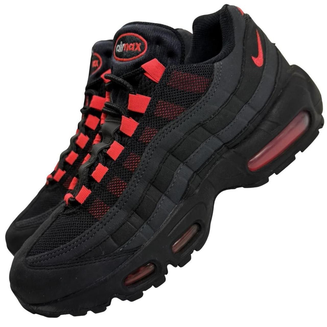 Nike Nike Air Max 95 Black Red Laser Crimson Size US 6.5 / EU 39 Size US 6.5 / EU 39-40 - 2 Thumbnail