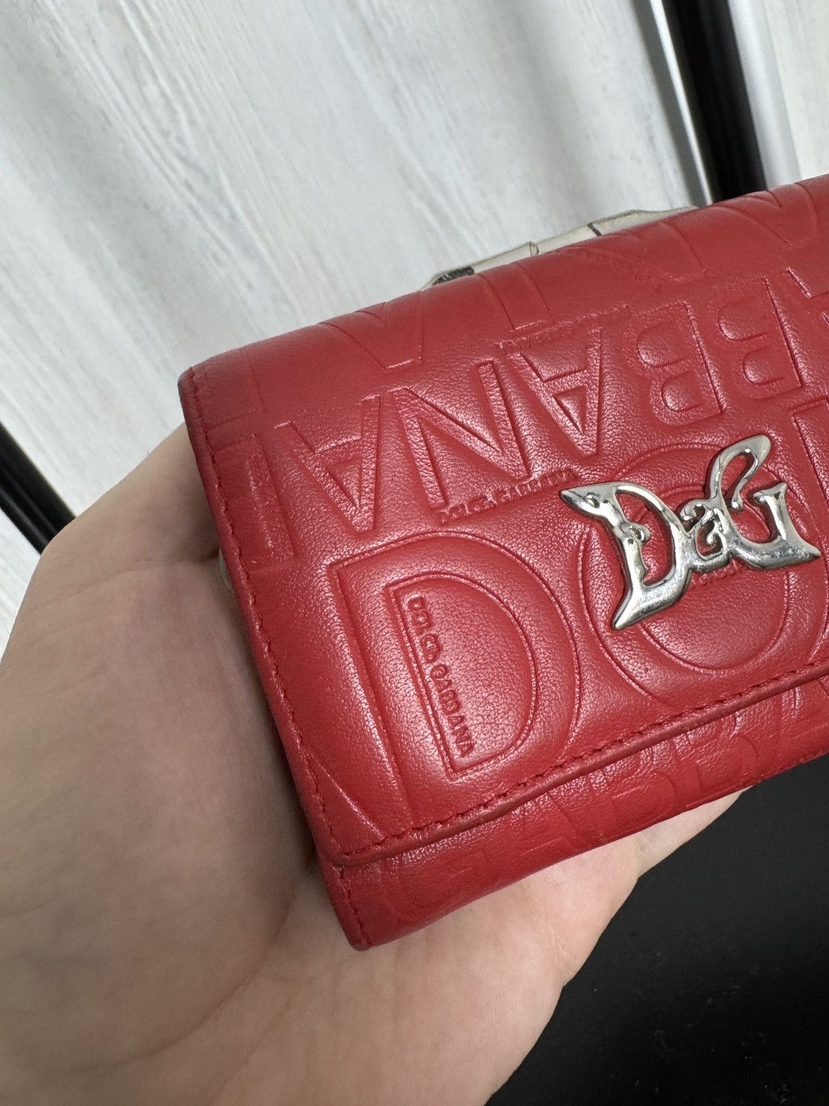 Dolce & Gabbana Dolce & Gabbana Red monogram small wallet Size ONE SIZE - 4 Thumbnail