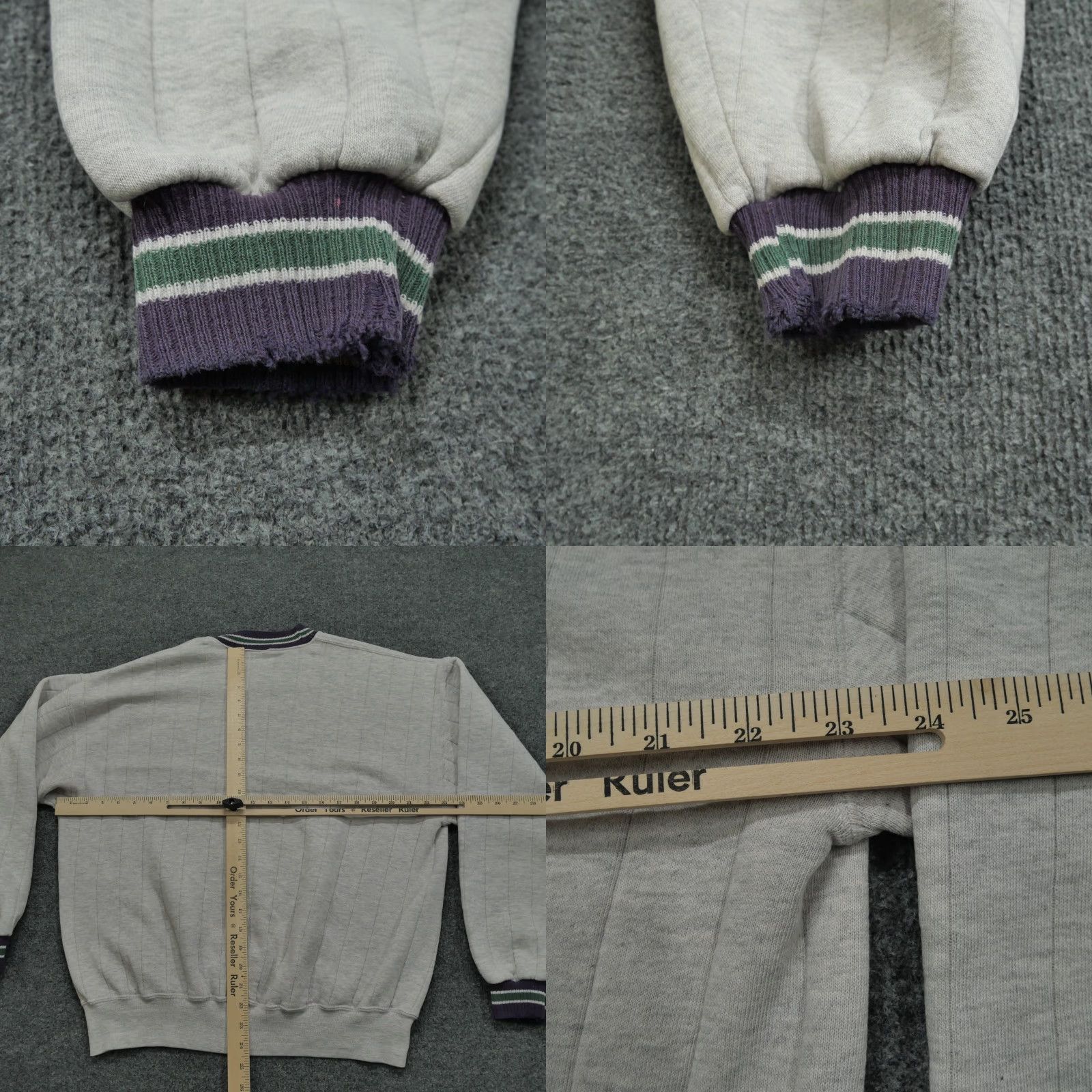 Jerzees VINTAGE JERZEES Sweatshirt Mens XL Gray Purple Pullover 90s Missouri Comfort Crew Neck Logo Size US XL / EU 56 / 4 - 8 Thumbnail