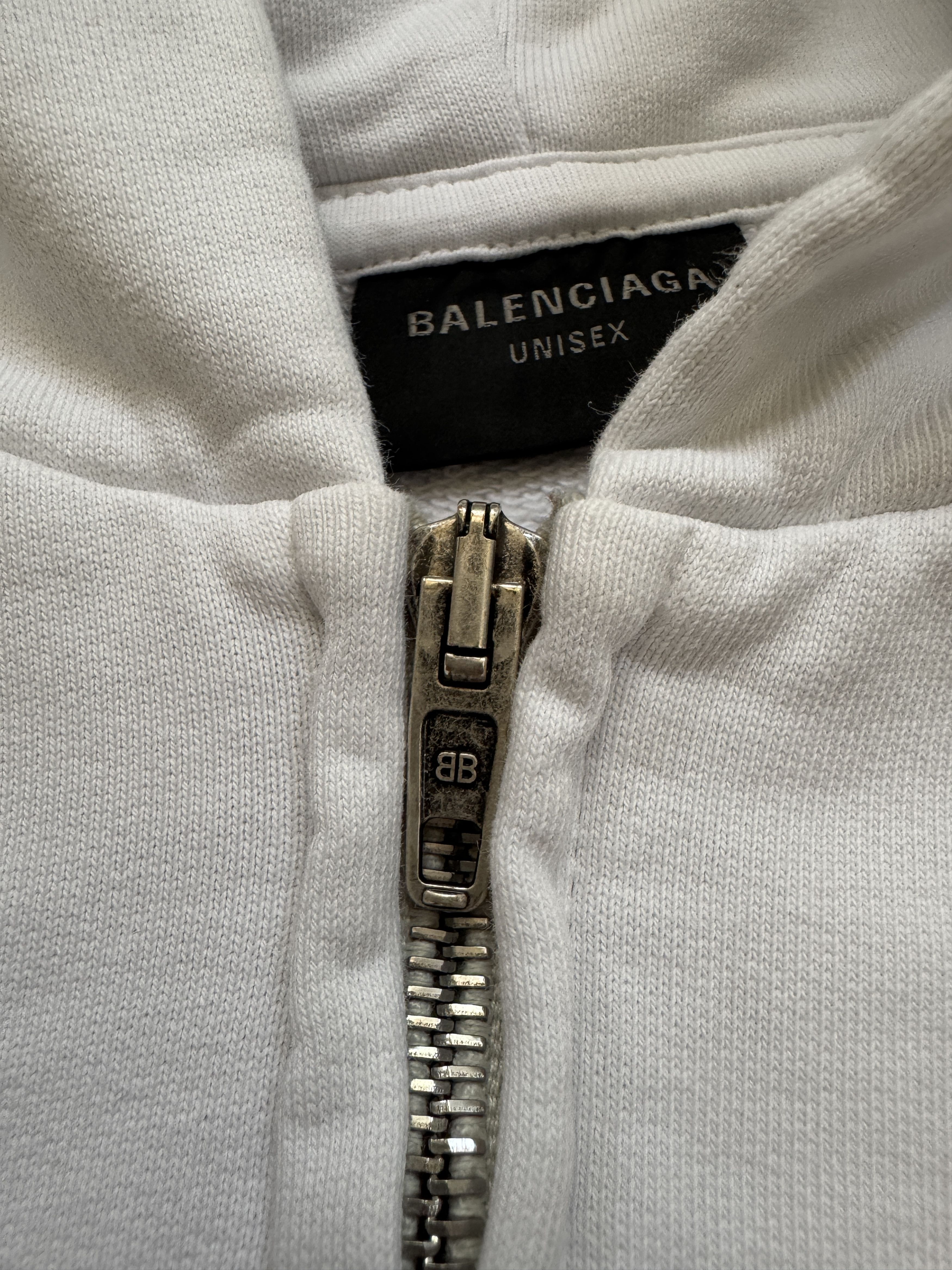 Balenciaga Energy Label Zip Up Hoodie Size US S / EU 44-46 / 1 - 3 Thumbnail