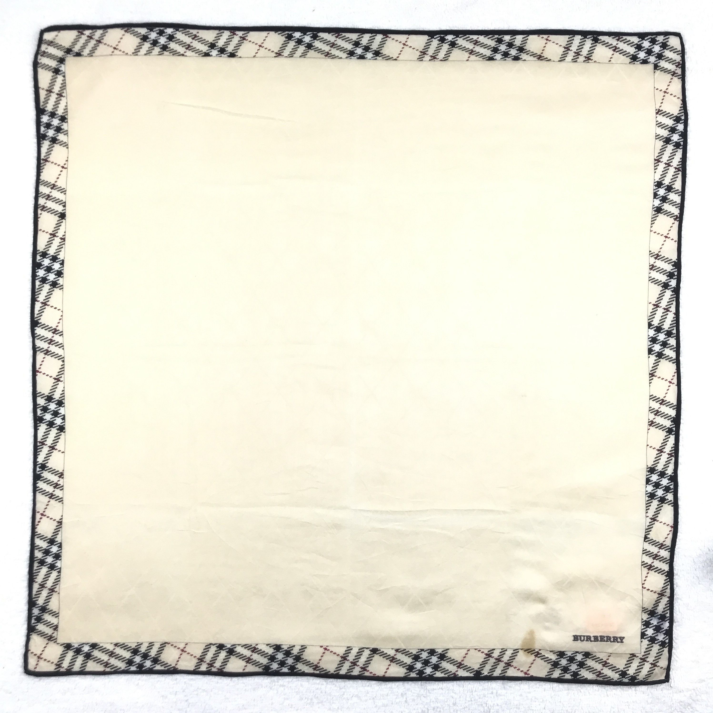 Burberry × Vintage Vintage Burberry Bandana Neckerchief Handkerchief Size ONE SIZE - 1 Thumbnail