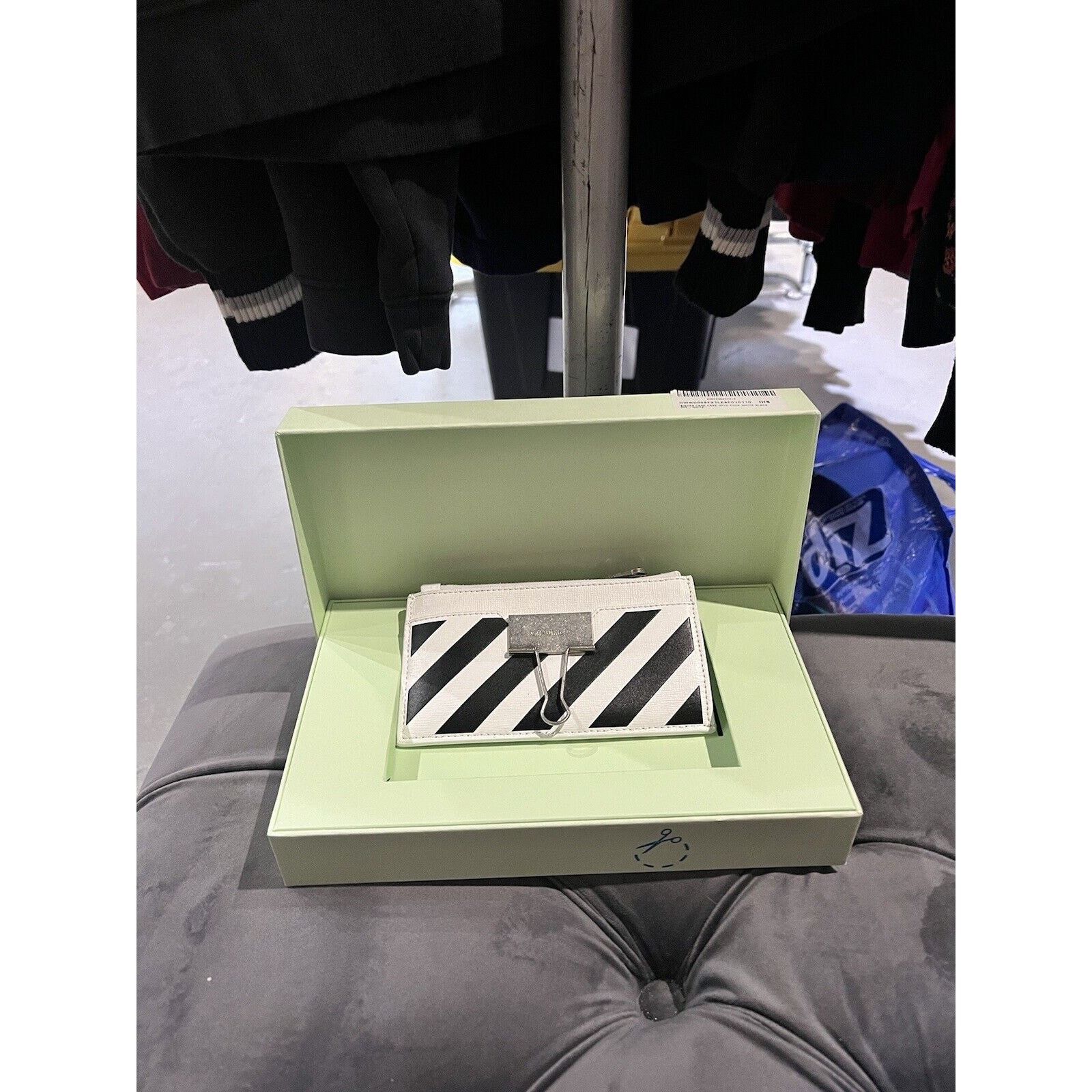 OFF-White Binder Card Case White/Black Virgil New In Box