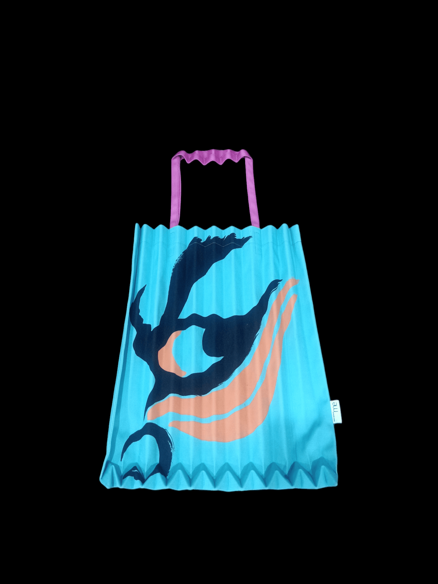 Issey Miyake × Pleats Please Issey Miyake Issey Miyake Me Series Eye Totum Folding Tree Trunk Bag Size ONE SIZE - 2 Thumbnail