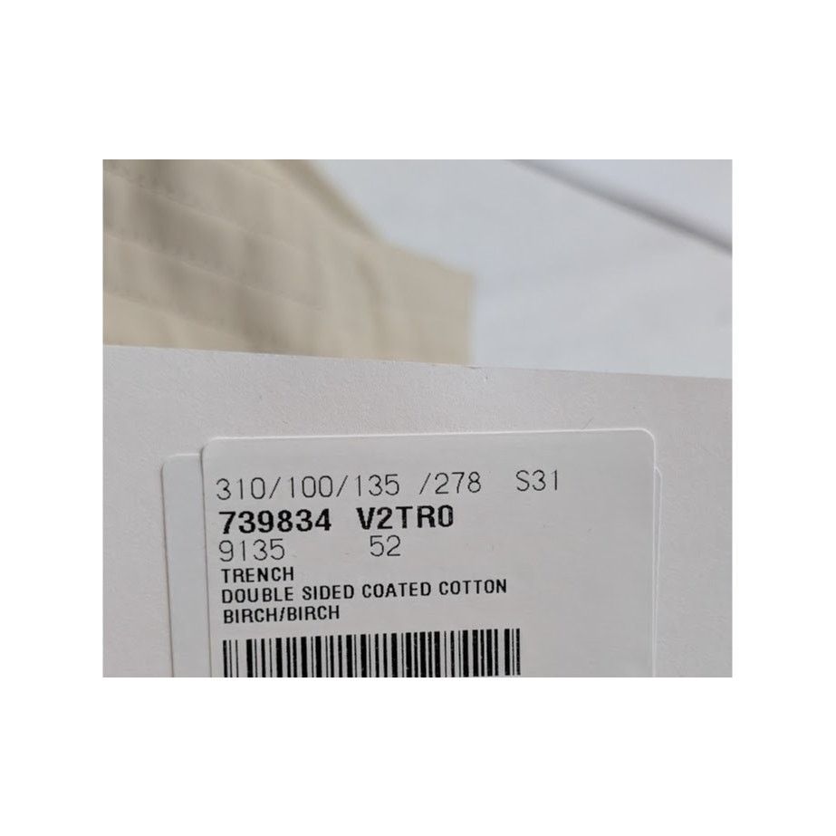 Bottega Veneta o1rshd1 Cotton Double Sided Trench Coated in Birch Size US L / EU 52-54 / 3 - 23 Thumbnail