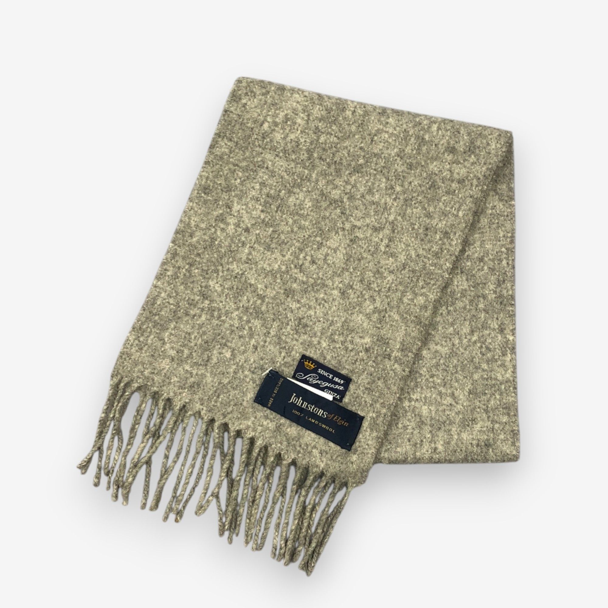 Johnstons Of Elgin Vintage Johnstons Scarf Muffler Wool Winter Scarves Size ONE SIZE - 2 Thumbnail