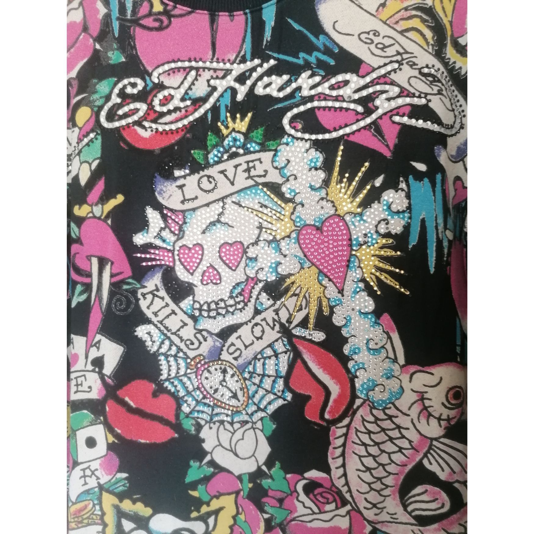 Ed Hardy astonishing rare punk style dress Size S / US 4 / IT 40 - 3 Thumbnail