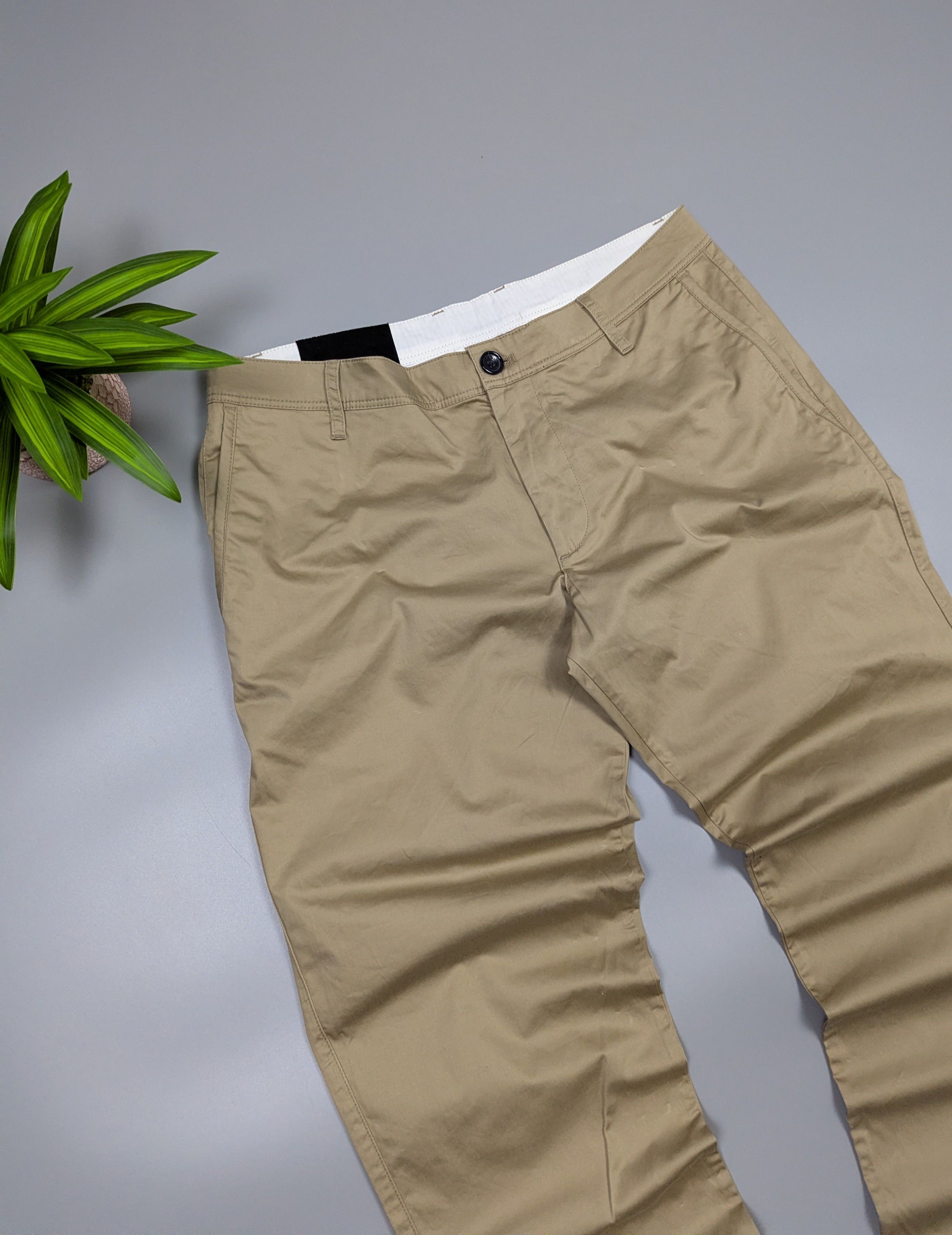 Armani Exchange New Armani Exchange Men's Slim Fit Chinos Beige Pants Size US 34 / EU 50 - 4 Thumbnail