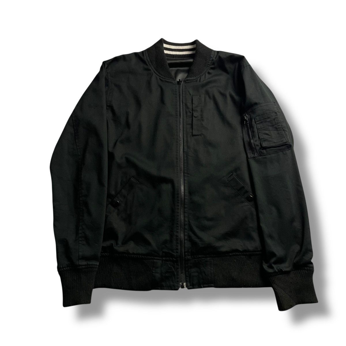 Japanese Brand 🇯🇵 ROUGHNESS TROOP REVERSIBLE BOMBER FLIGHT JACKET Size US M / EU 48-50 / 2 - 4 Thumbnail