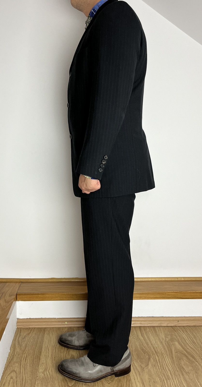 Hugo Boss Vintage Hugo Boss Rossellini/Movie Suit 2 pieces Size 48R - 4 Thumbnail