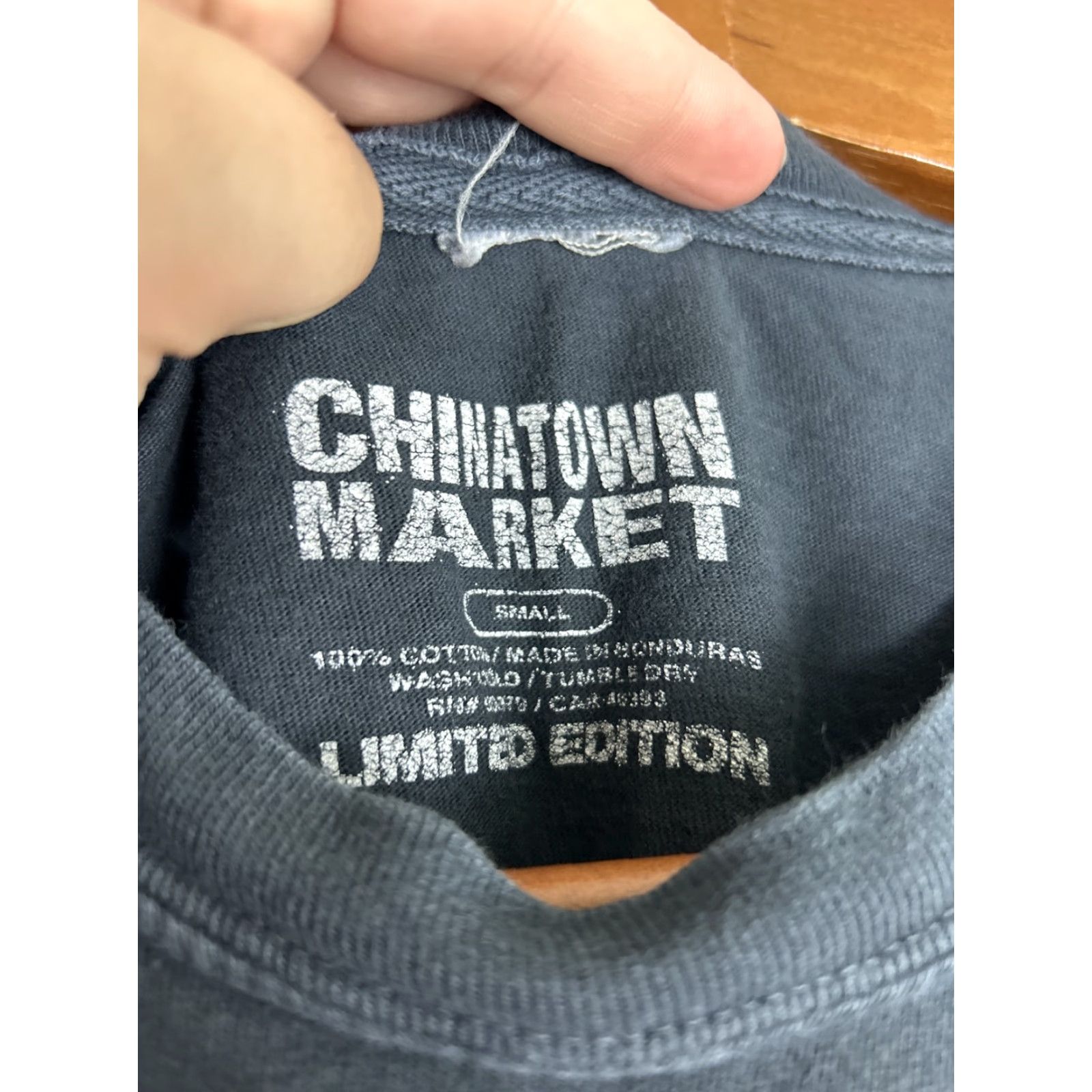 Vintage Chinatown Market Mens Small heart basketball Peace streetwear Black T-shirt Size US S / EU 44-46 / 1 - 7 Thumbnail