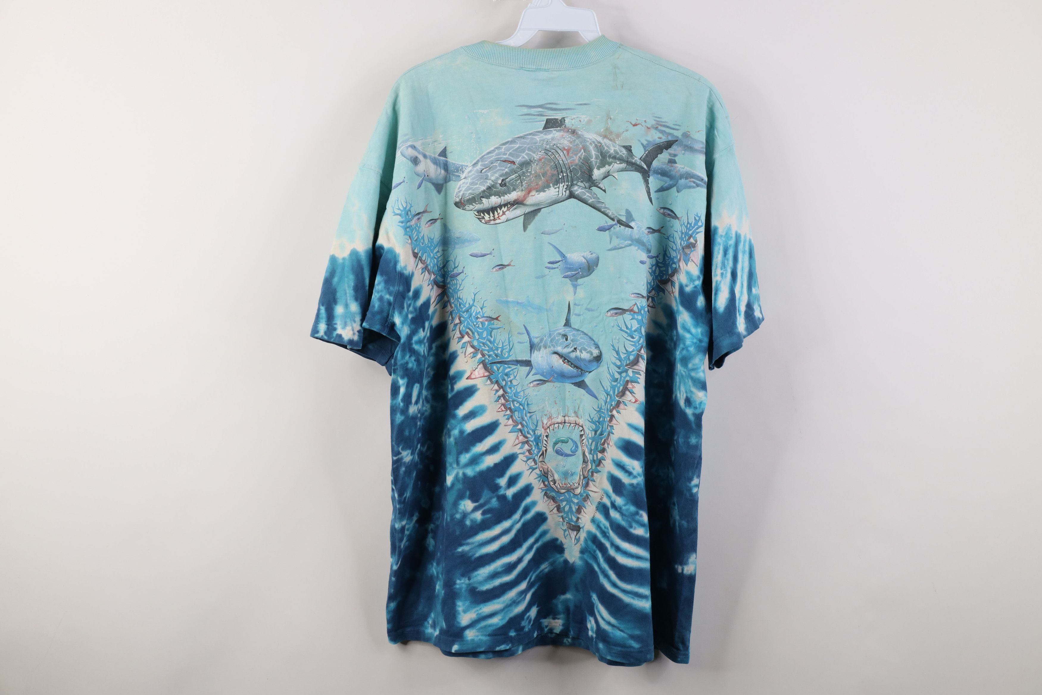 Liquid Blue Vintage 90s Liquid Blue Fish All Over Print T-Shirt USA Size US XL / EU 56 / 4 - 16 Thumbnail