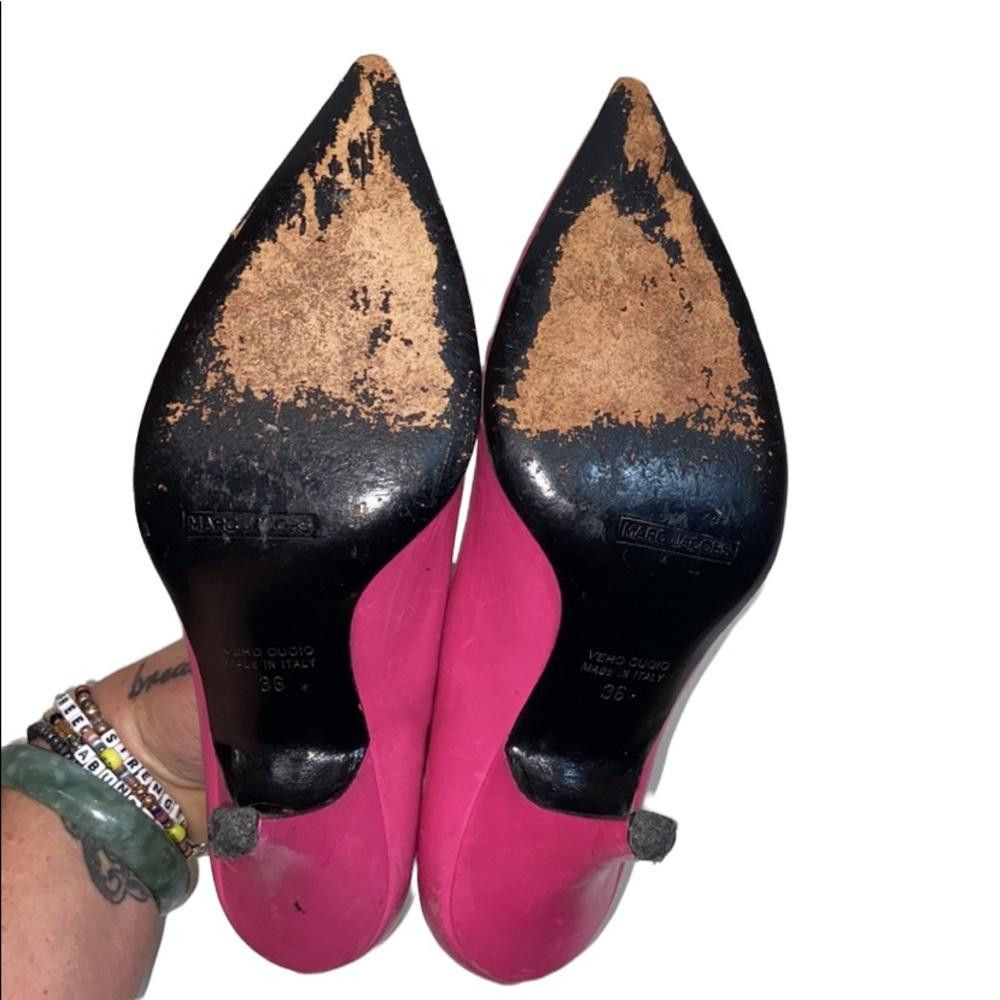 Marc Jacobs Marc Jacobs l Vintage Pink Leather Stiletto Heels Size US 6 / IT 36 - 9 Thumbnail