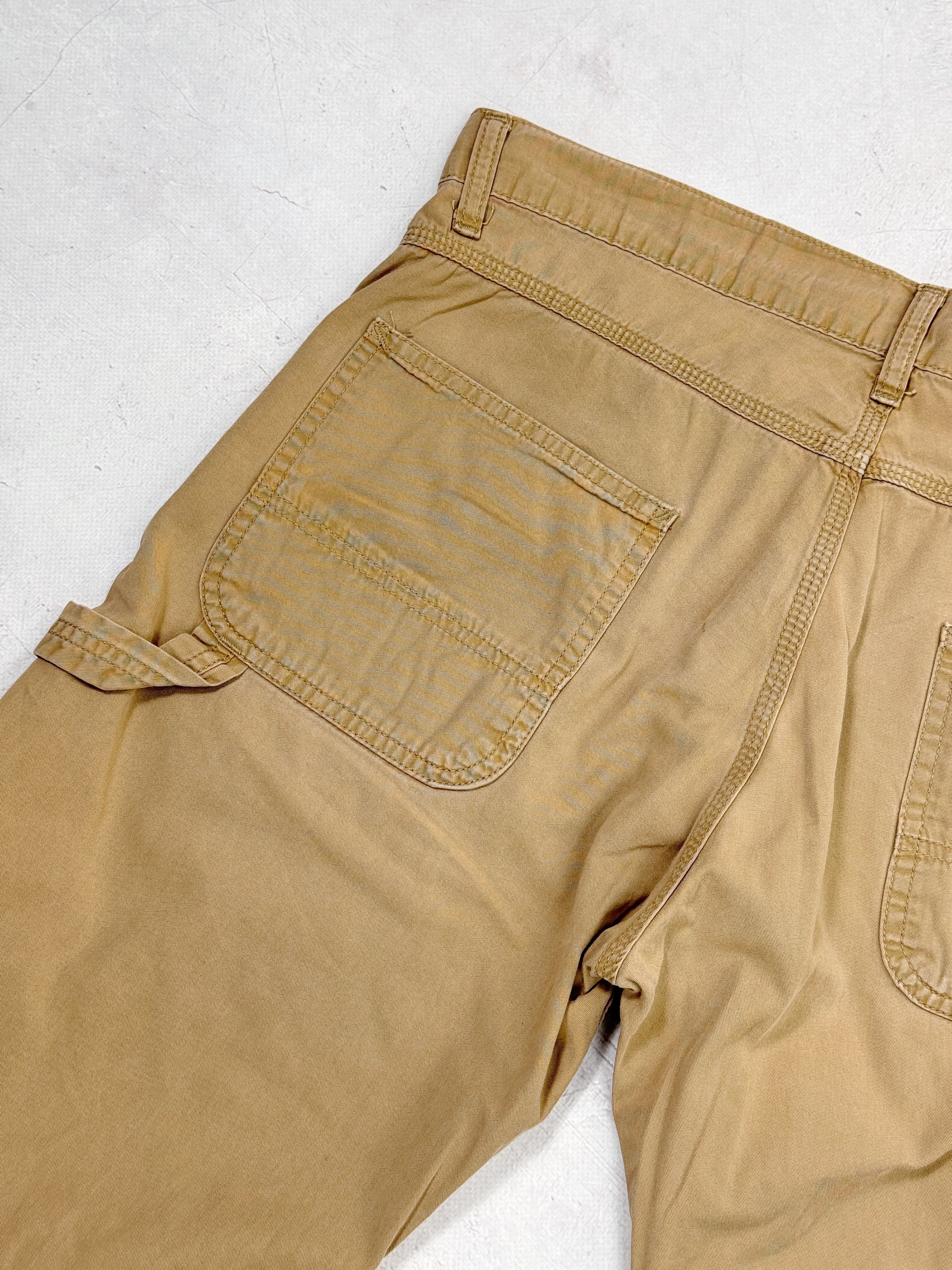Carhartt × Vintage Carhartt Fort Bermuda Shorts Beige Sand Y2K Size US 32 / EU 48 - 10 Thumbnail
