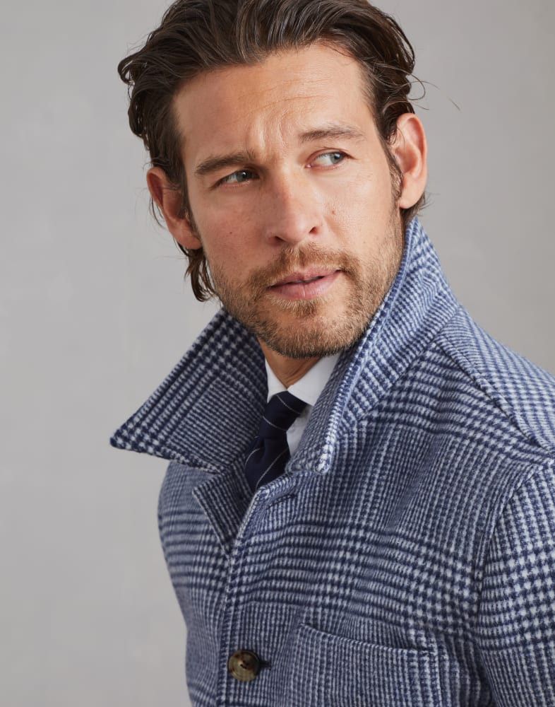 Brunello Cucinelli o1w1db10825 Jacket in Blue Size US M / EU 48-50 / 2 - 2 Thumbnail