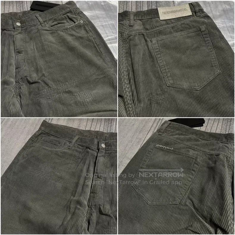 Neighborhood Neighborhood size XL Washed Destroyed Patch Corduroy Casual Size US 27 - 3 Thumbnail