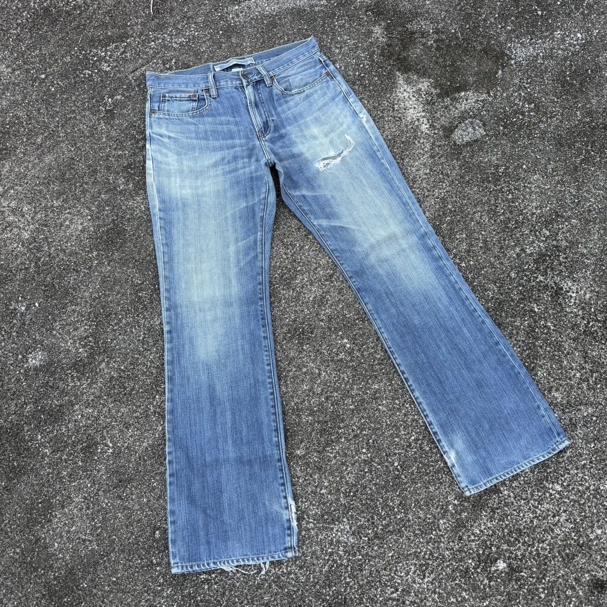 Gap VINTAGE GAP FLARE DENIM FADED JEAN PANTS Size US 32 / EU 48 - 2 Thumbnail