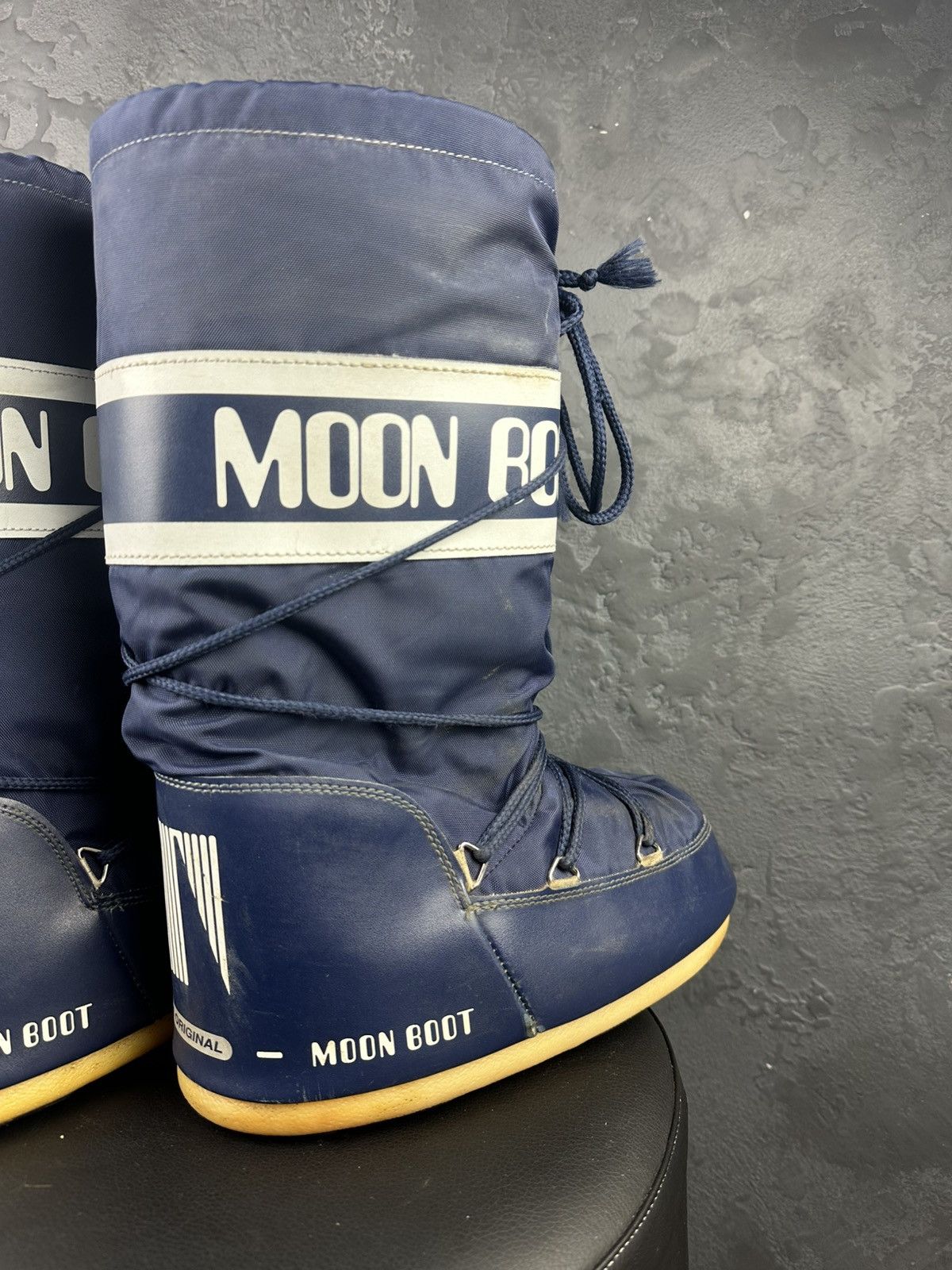 Moon Boot × Vintage Moon Boot Tecnica Blue Nylon Chunky Boots Size 39-41 Size US 7.5 / EU 40-41 - 7 Thumbnail