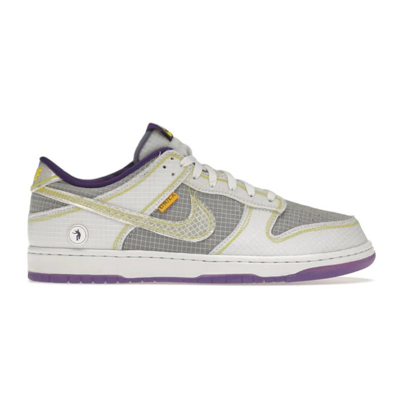 image of Nike Dunk Low Union Passport Pack Court Purple Shoes in White, Men's (Size 11.5)