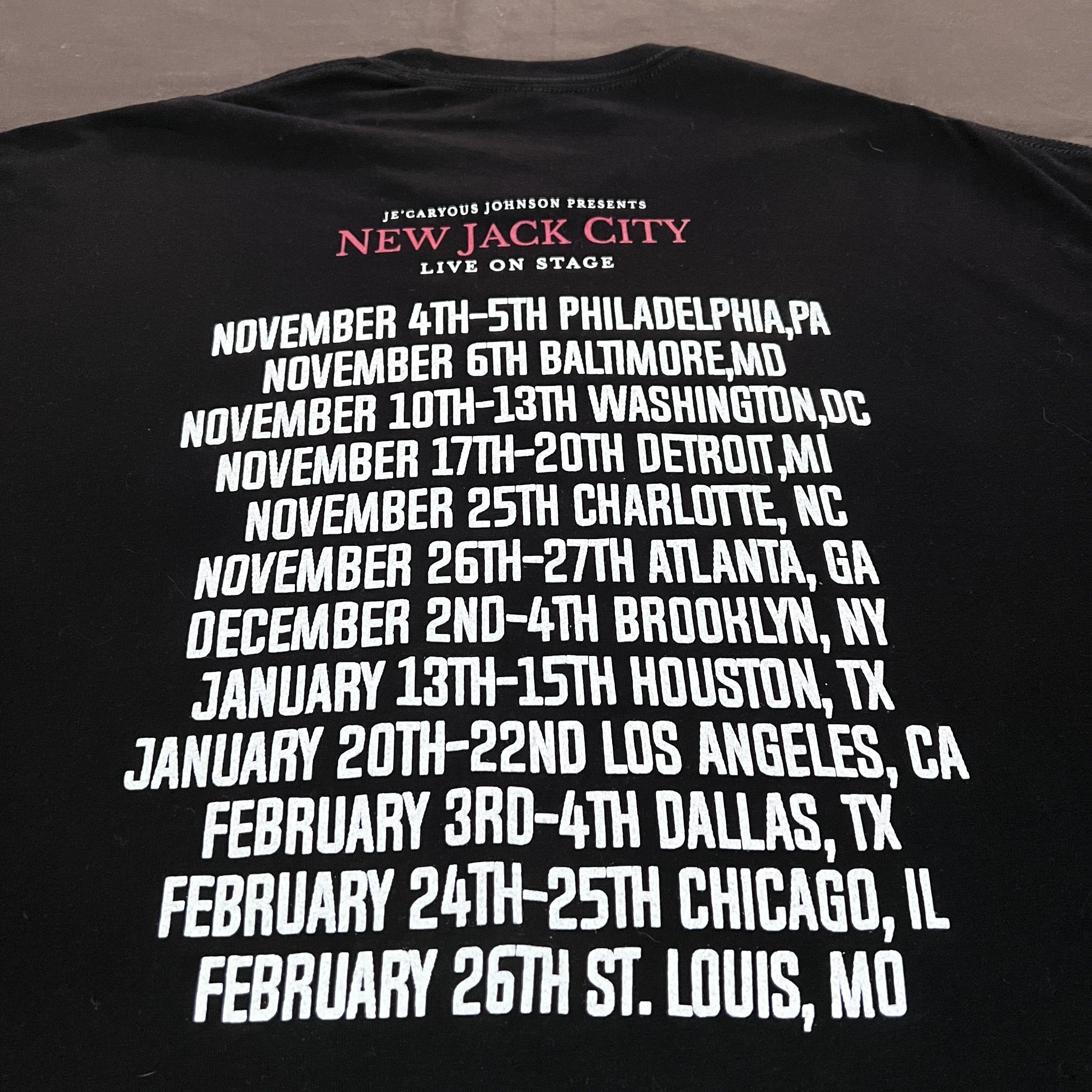 Other new jack city live on stage Movie Tee 2XL Je'Caryous Johnson Size US XXL / EU 58 / 5 - 5 Thumbnail