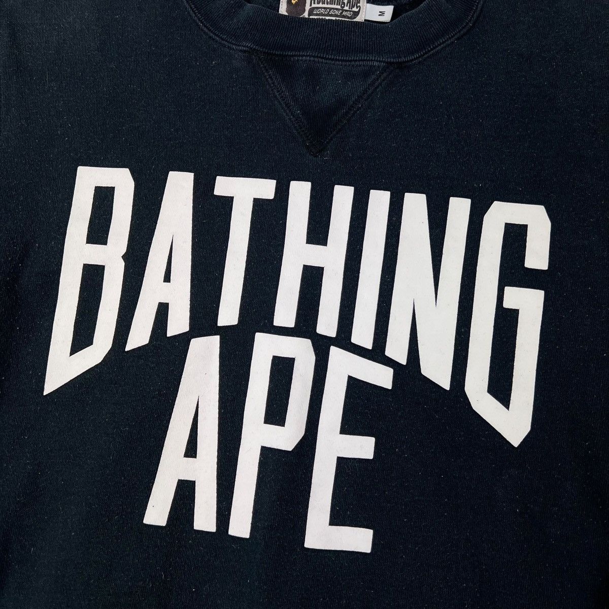 Bape Bape Spellout Navy Sweatshirt Size US M / EU 48-50 / 2 - 3 Thumbnail