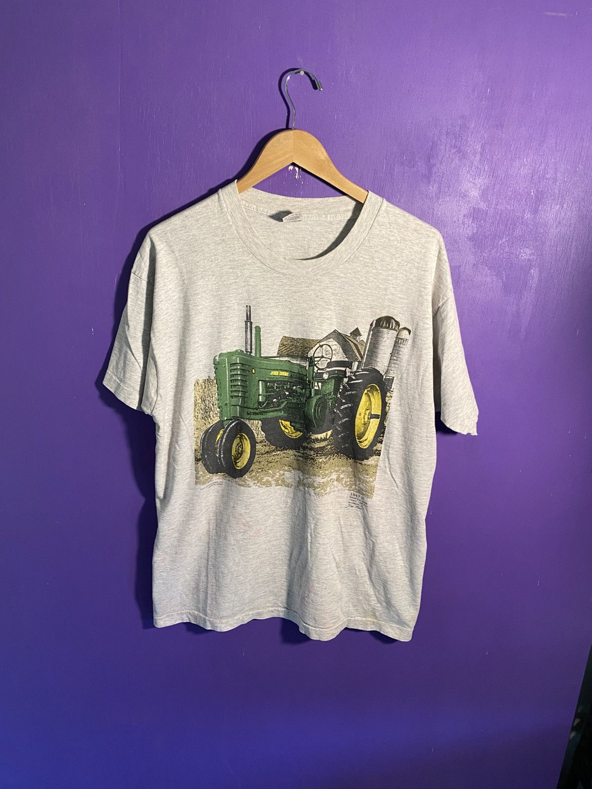 Other Vintage 90s John Deere tractor t-shirt Size US XL / EU 56 / 4 - 1 Thumbnail