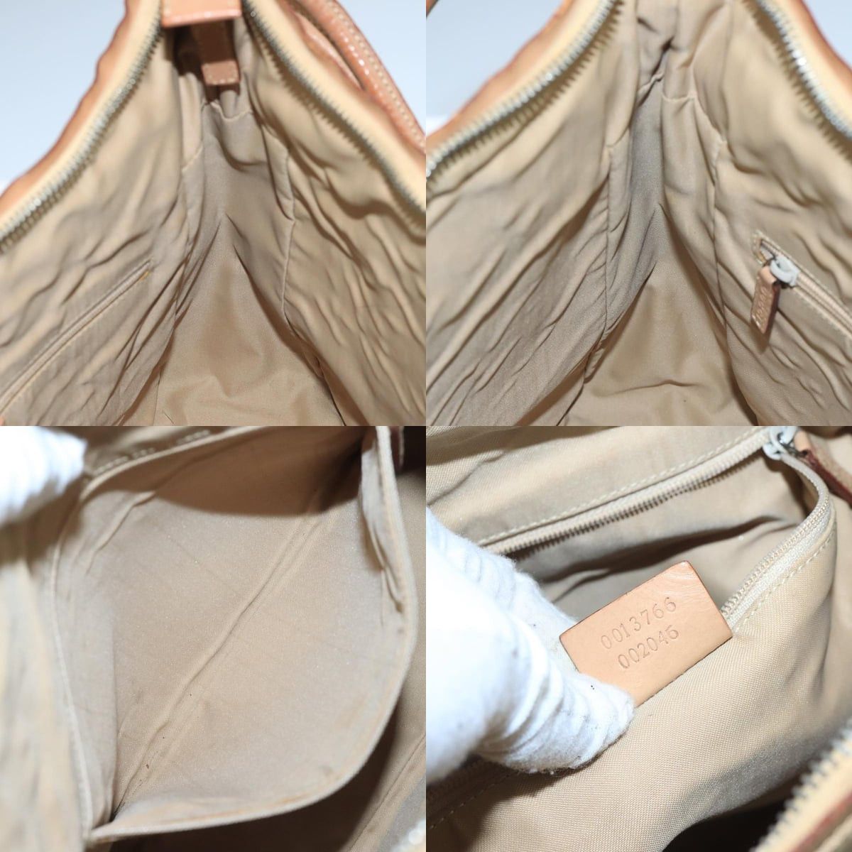 Gucci GUCCI GG Canvas Shoulder Bag Beige 001 001 Size ONE SIZE - 12 Thumbnail