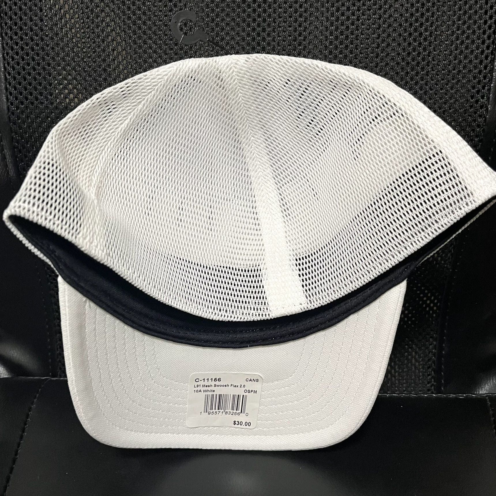 Nike VINTAGE Team Canada Nike Hat Cap Dri Fit Swoosh Flex Legacy91 White Red USA Mens Baseball Cap 90s N/A Size ONE SIZE - 3 Thumbnail
