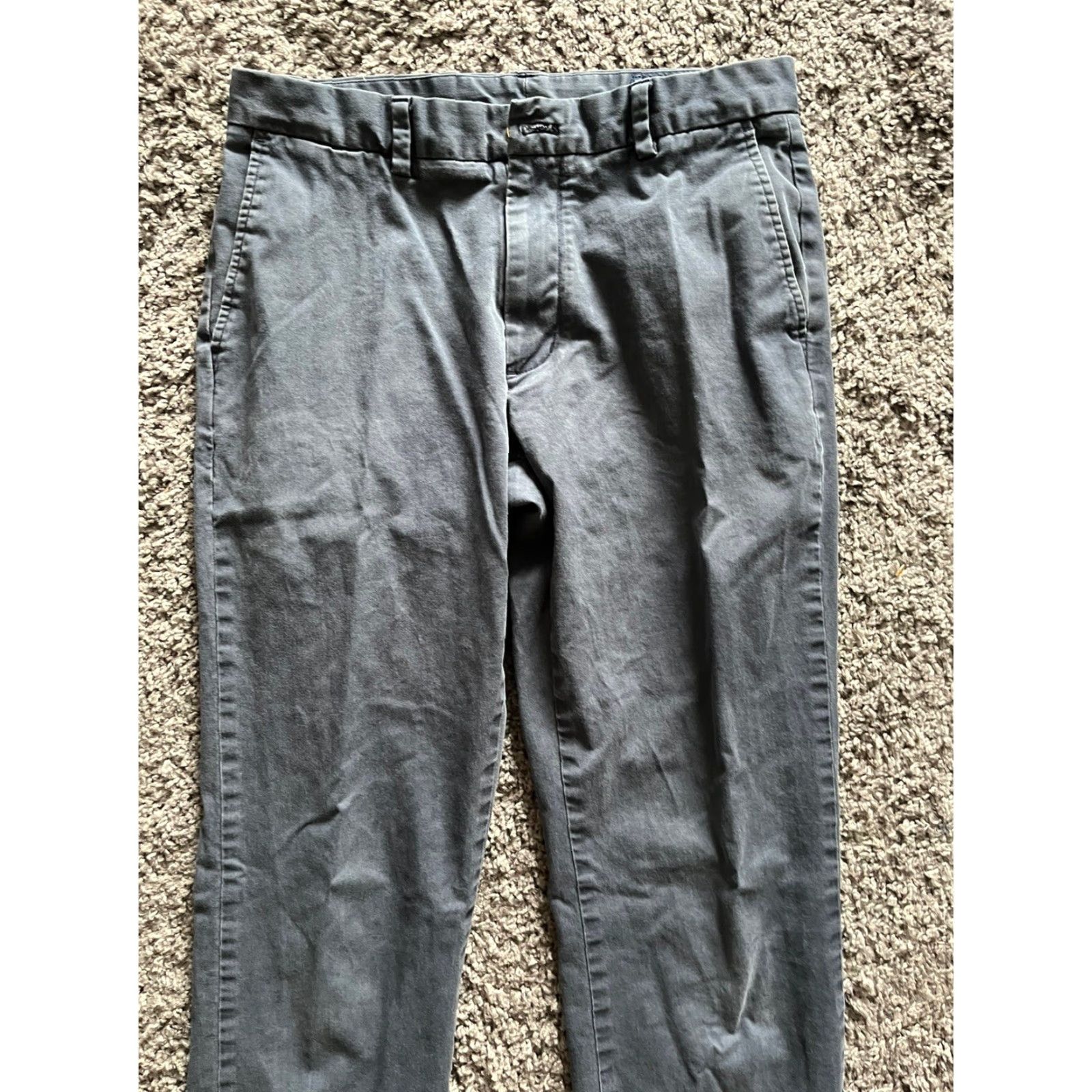 Vineyard Vines Vineyard Vines Breaker Pants Men 30x32 Navy Blue Chino Regular Breathable Stretch Pockets Cotton Spandex Classic Mens Size US 30 / EU 46 - 2 Thumbnail