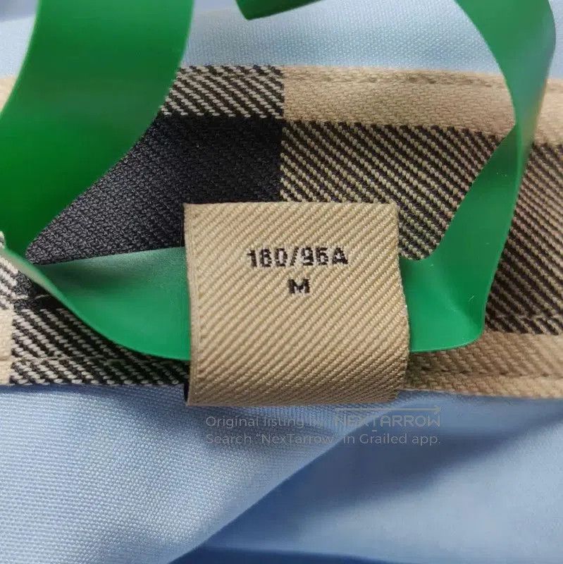 Burberry Burberry Men's Long Sleeve Blue Cotton Shirt. Size US L / EU 52-54 / 3 - 7 Thumbnail